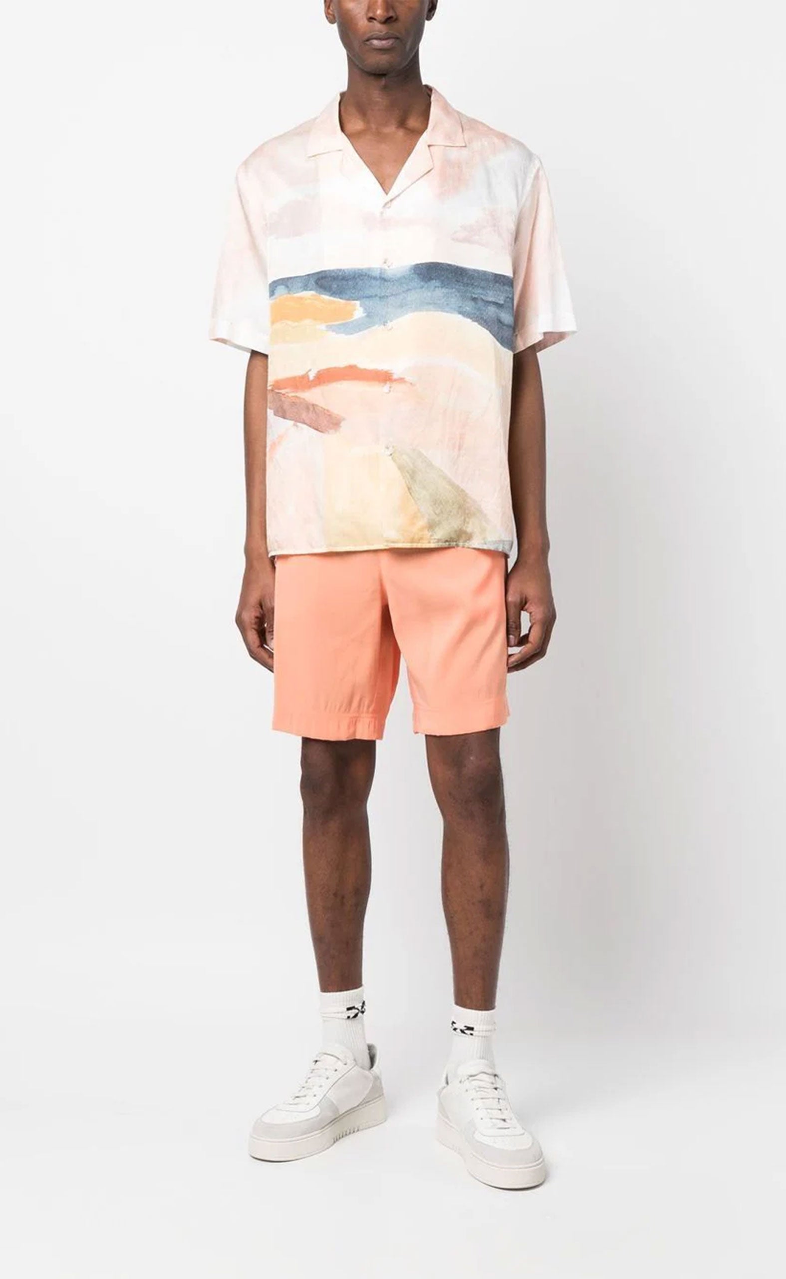 ORANGE BERMUDA SHORTS