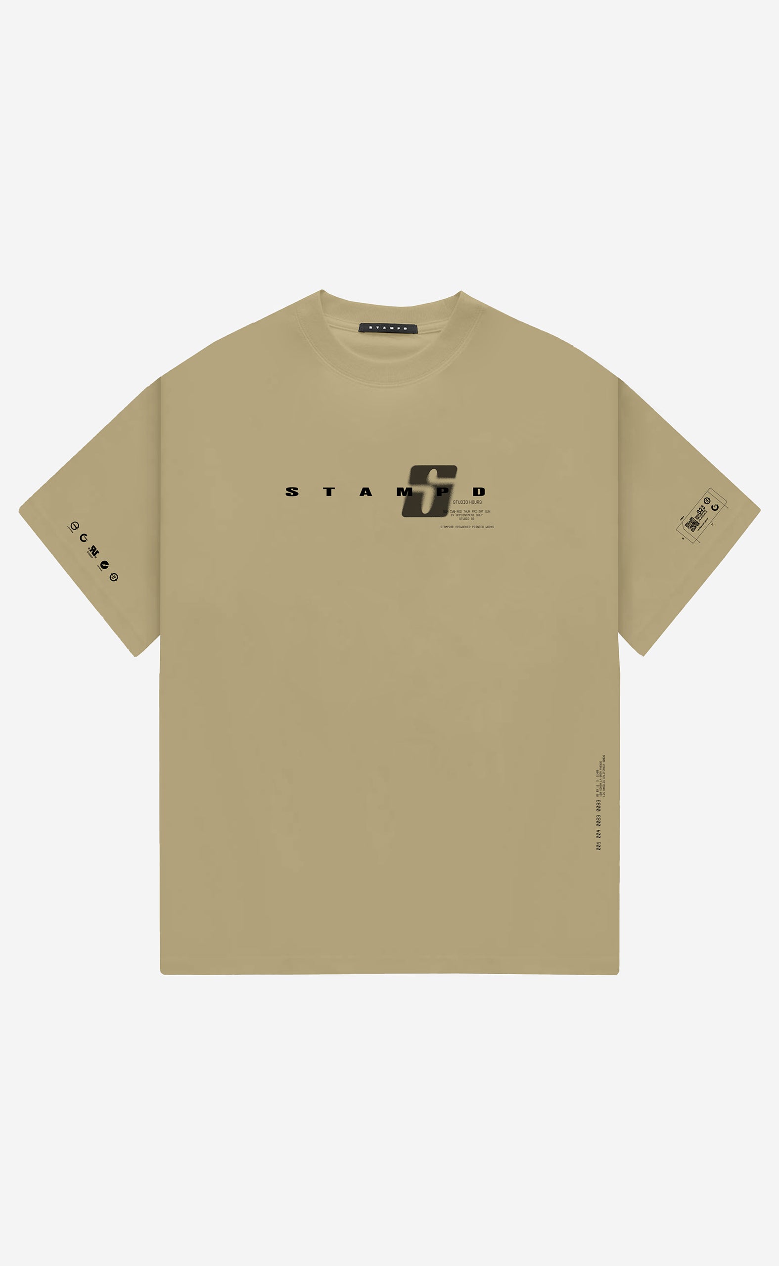 Oil Washed Transit Relaxed Tee T-SHIRT Khaki