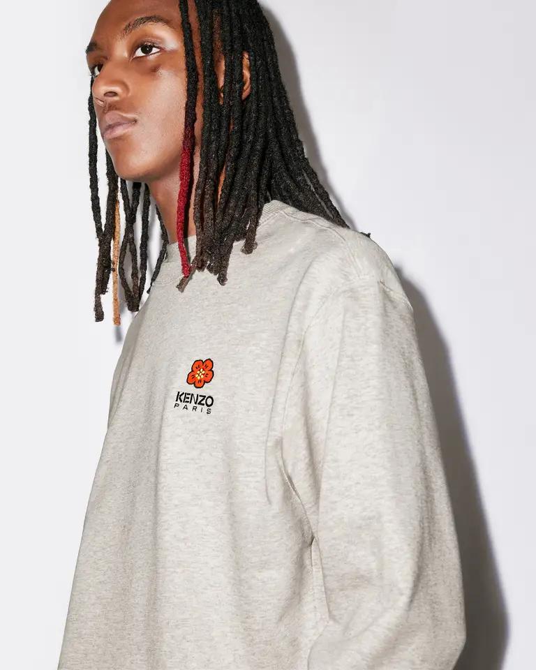 PALE GREY BOKE CREST CLASSIC SWEATSHIRT