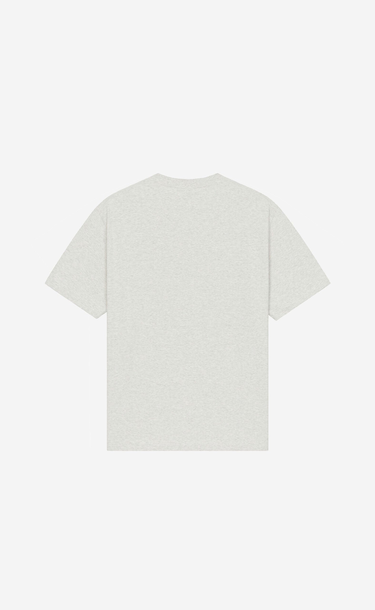 PALE GREY BOKE FLOWER CREST T-SHIRT