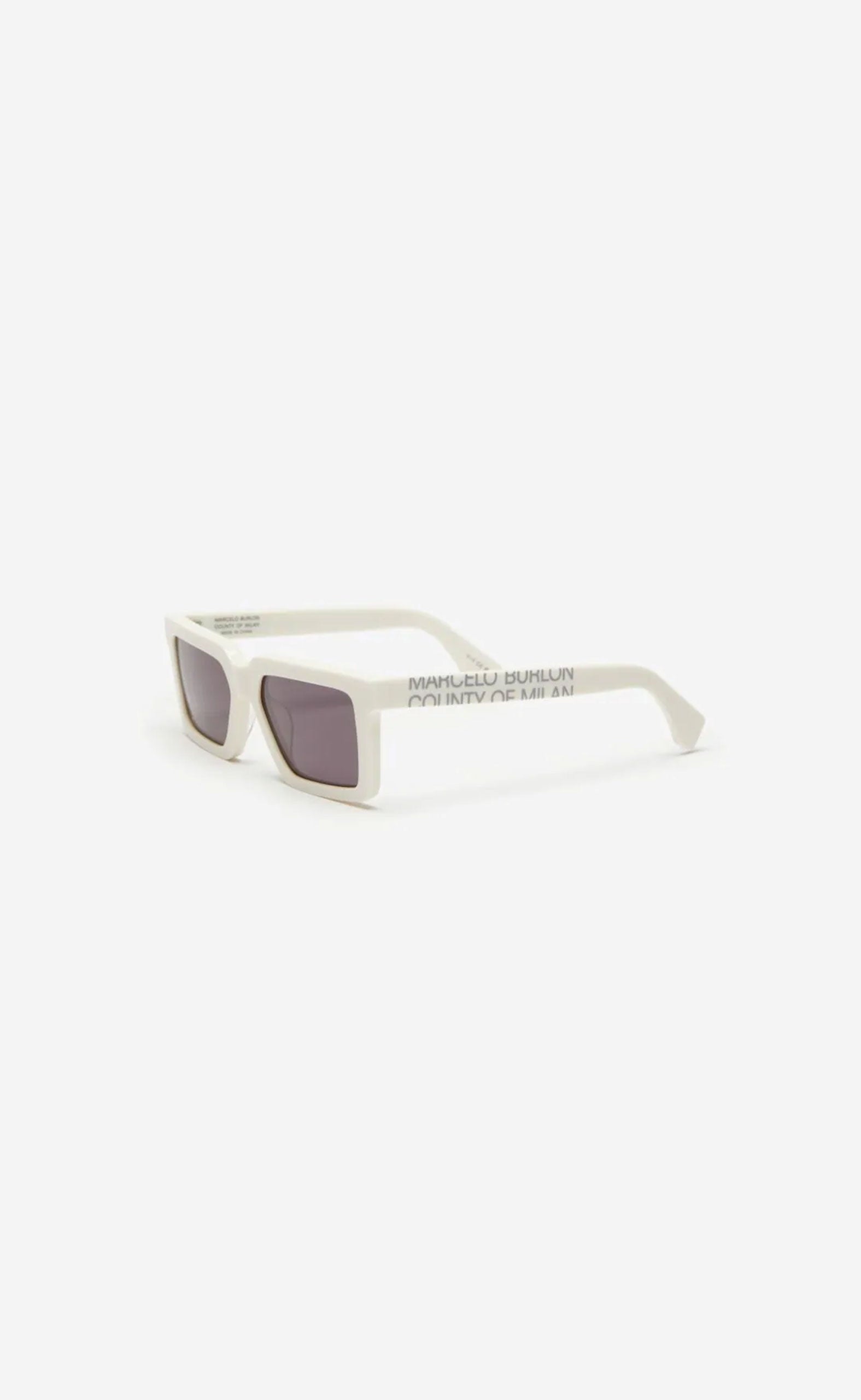 PARAMELA SUNGLASSES WHITE DARK GREY