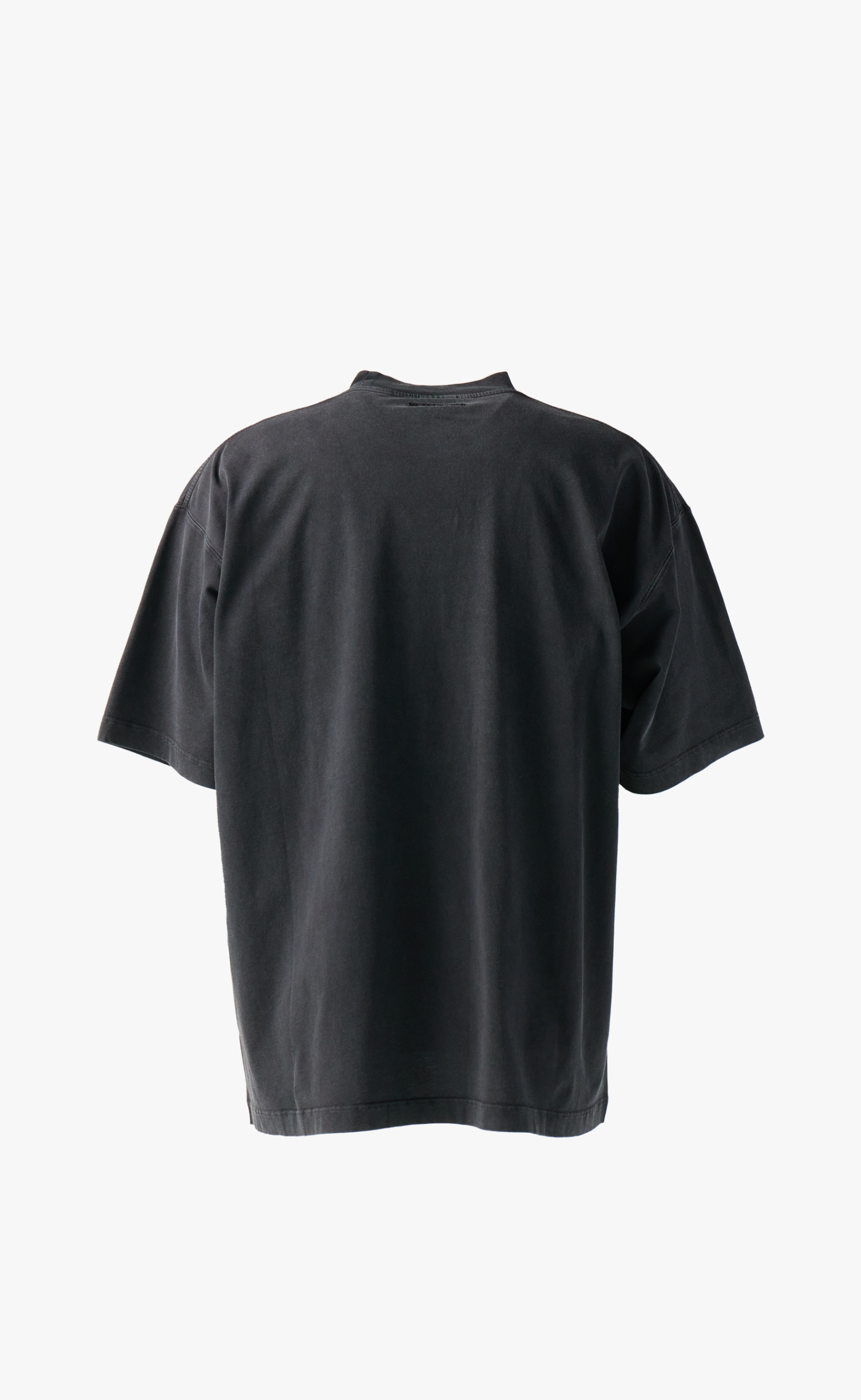 PARIS XXXL WASHED BLACK T-SHIRT