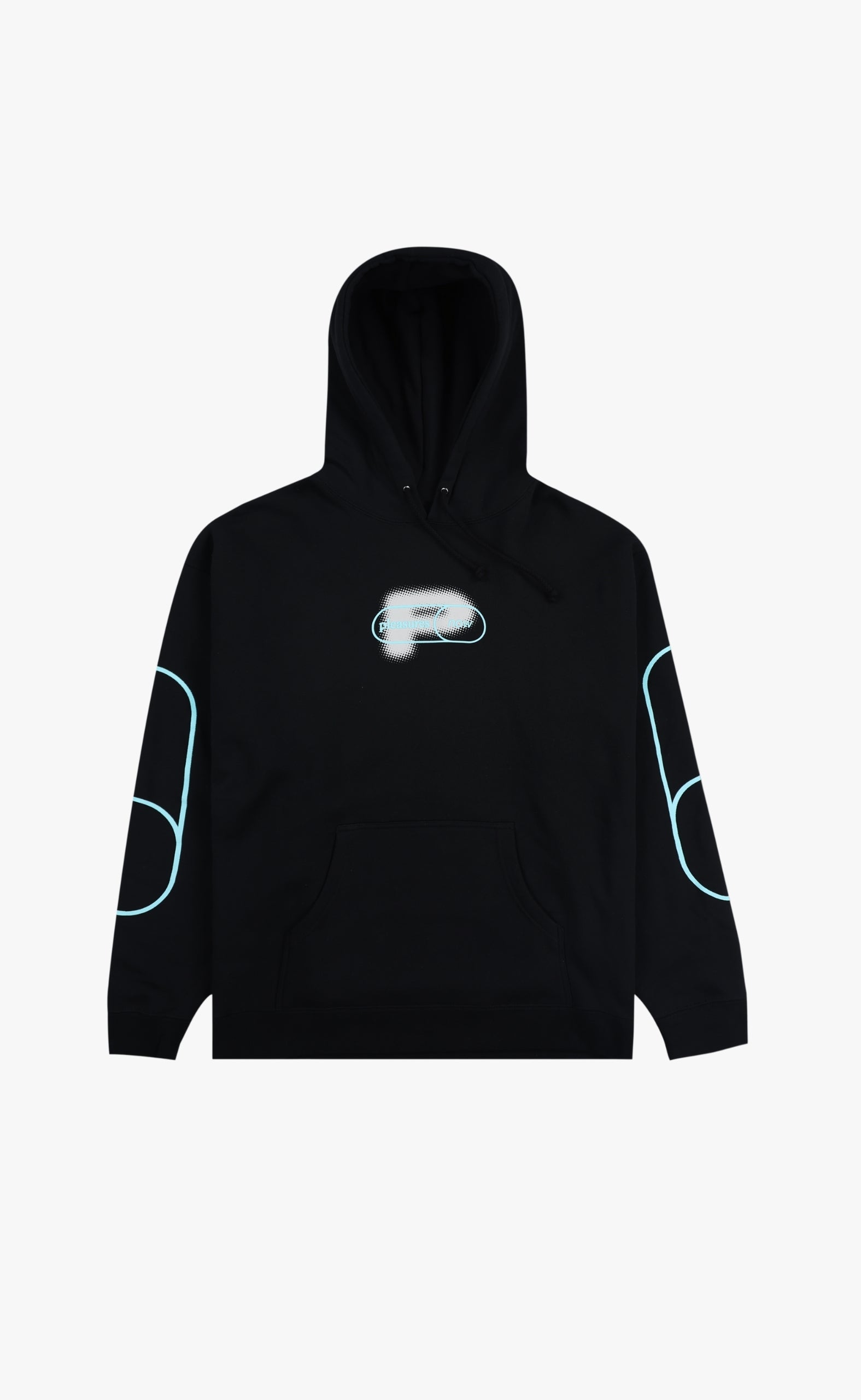 PIXEL P BLACK HOODIE