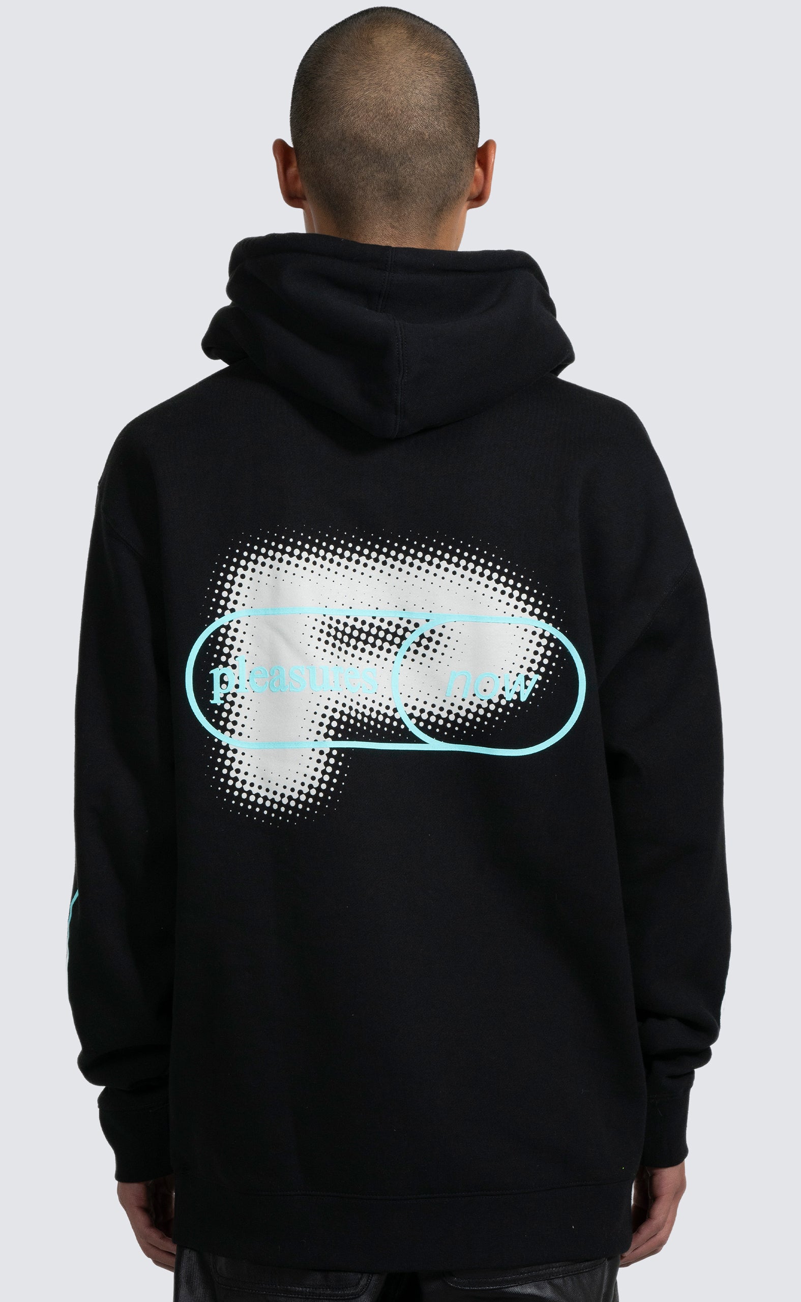 PIXEL P BLACK HOODIE