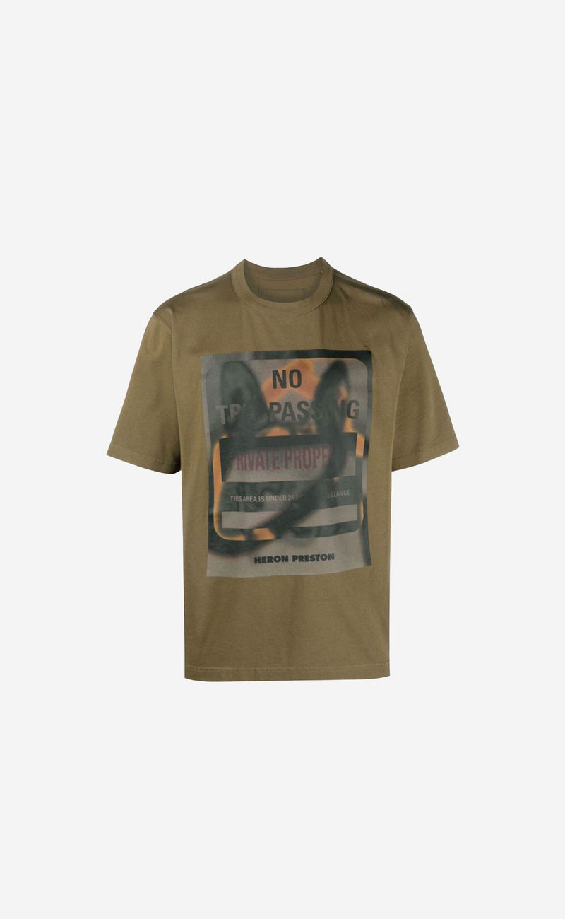 PRIVATE PROPERTY SS TEE DARK OLIVE ORANG