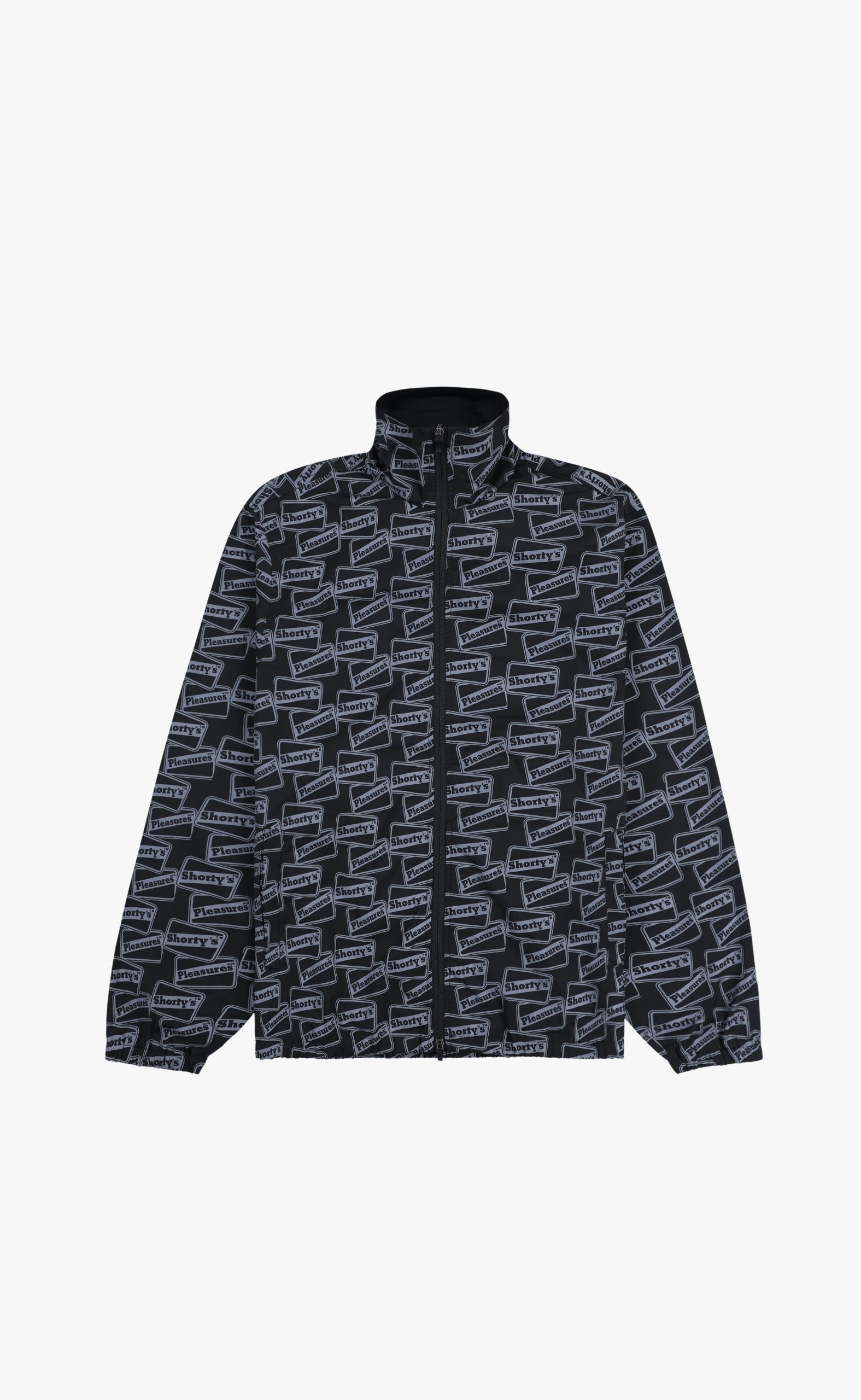 REFLECTIVE TRACK BLACK JACKET