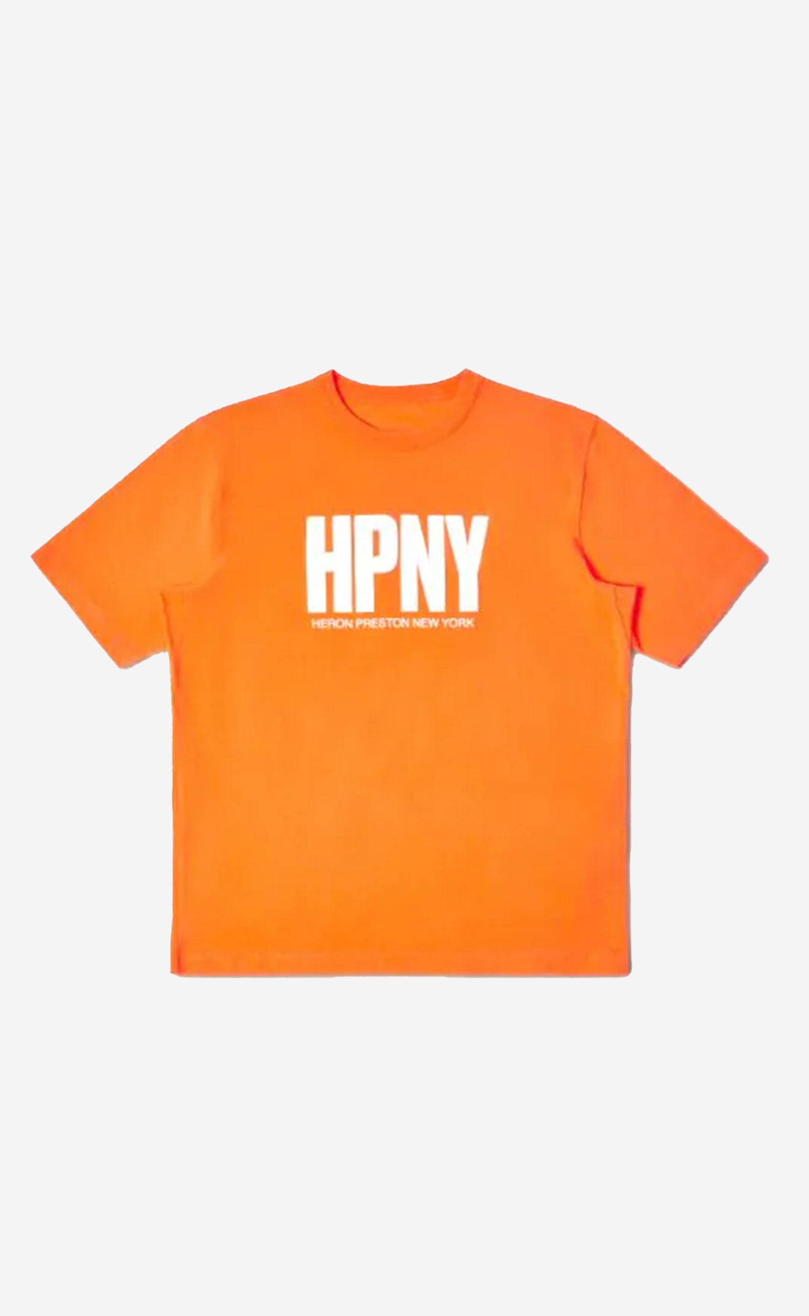 REG HPNY SS TEE ORANGE WHITE