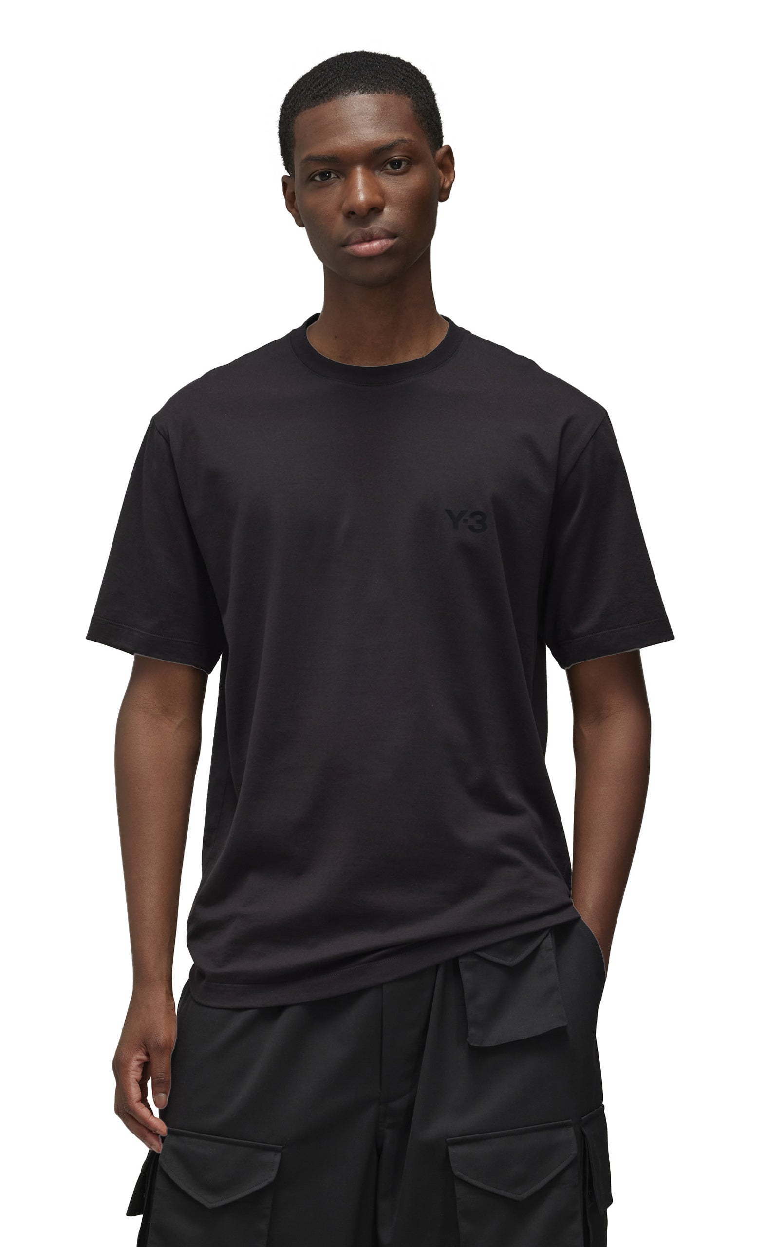 REGULAR BLACK LOGO T-SHIRT