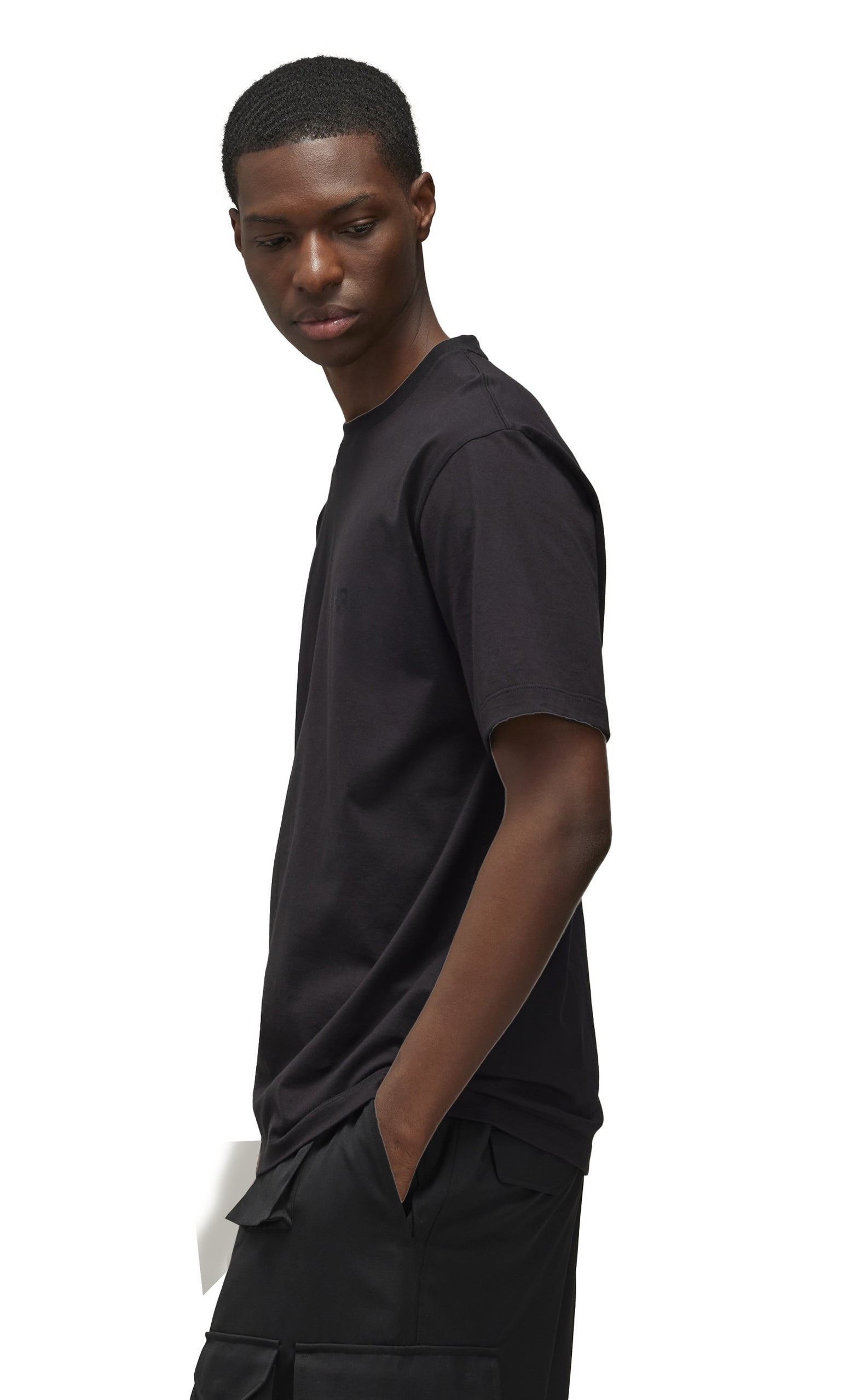 REGULAR BLACK LOGO T-SHIRT