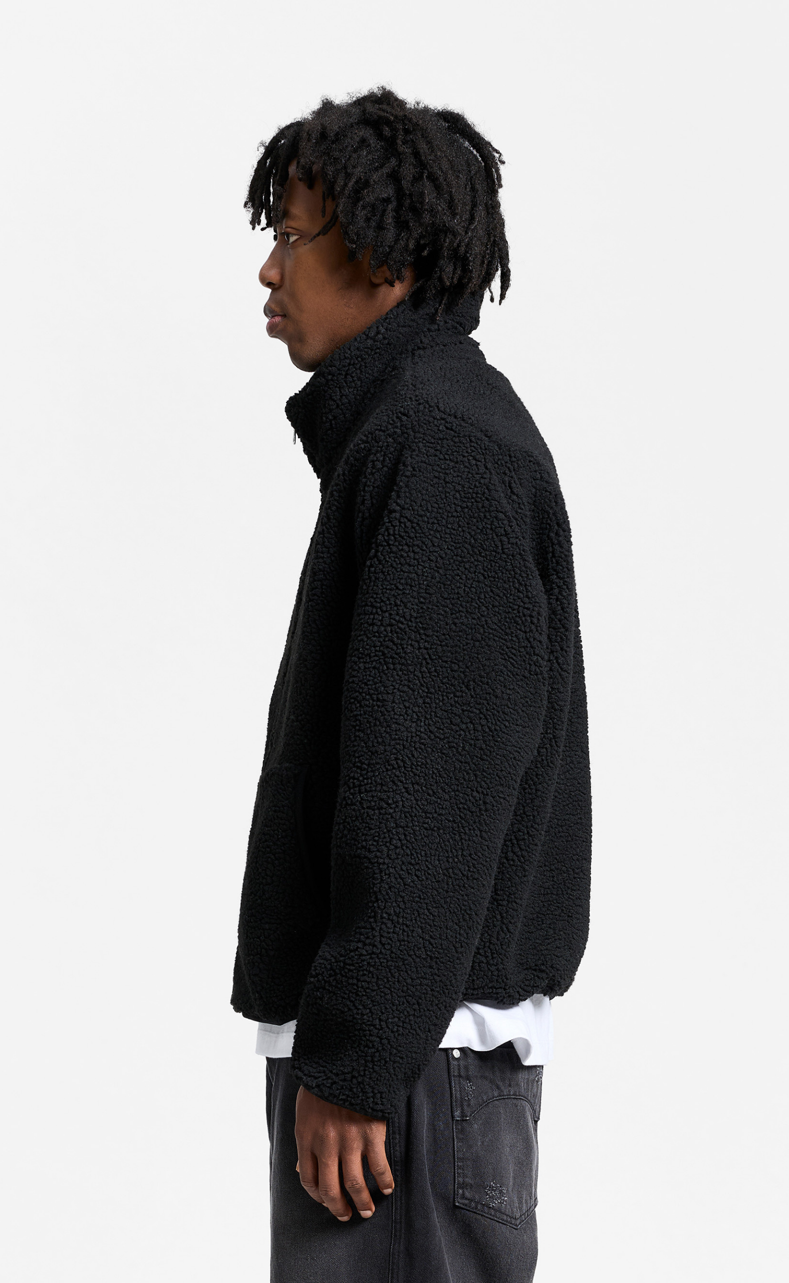 RETERNITY FLEECE  BLACK JACKET