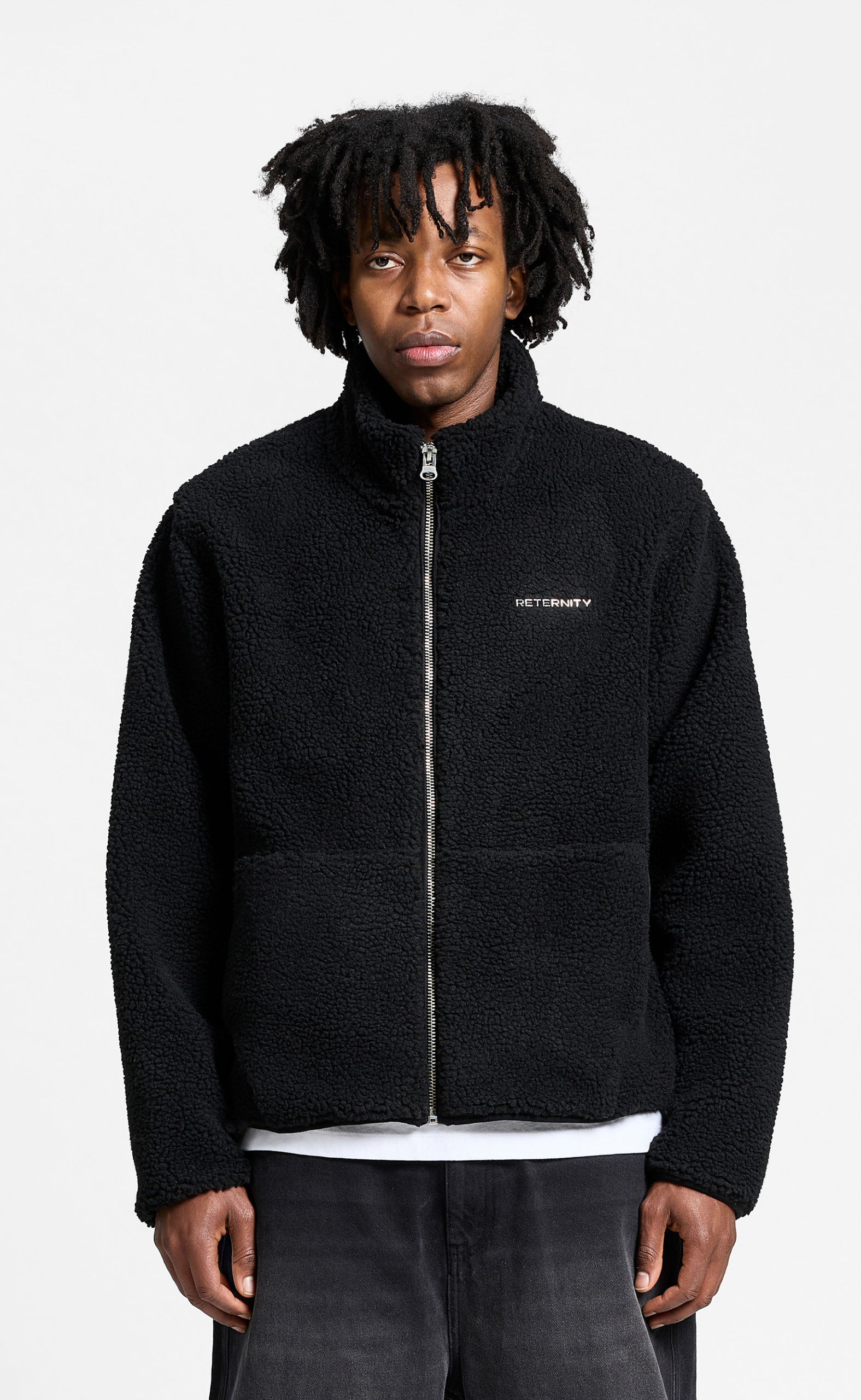 RETERNITY FLEECE  BLACK JACKET