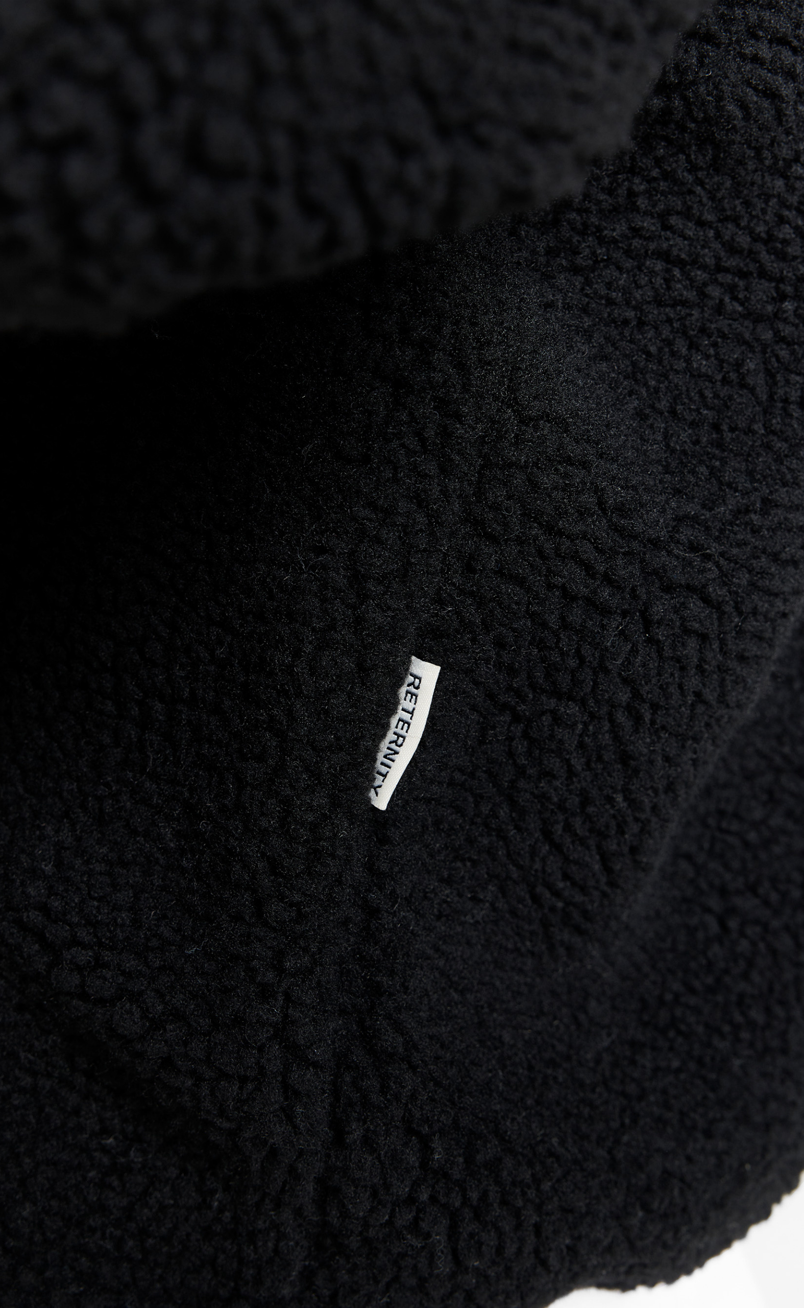 RETERNITY FLEECE  BLACK JACKET
