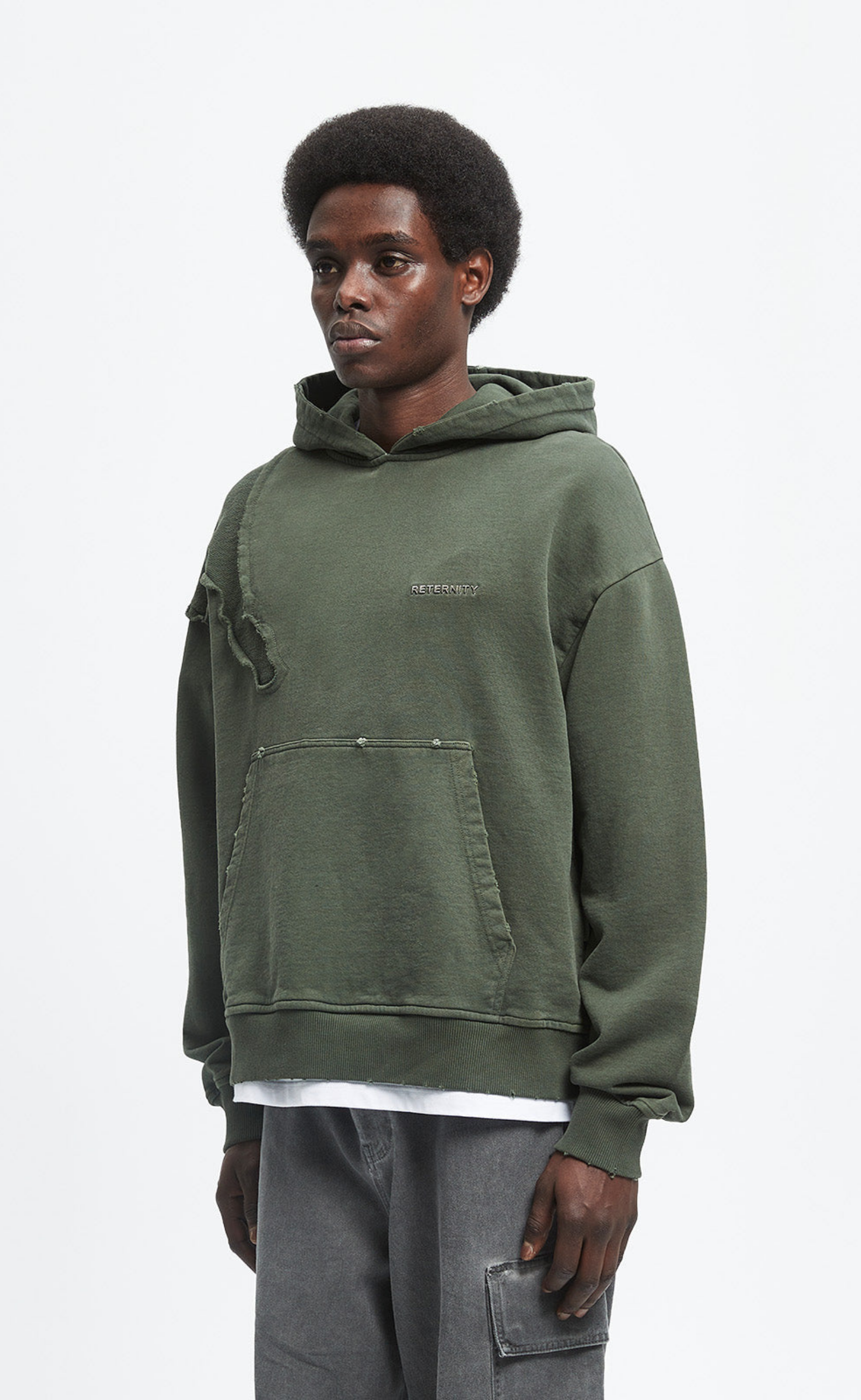 RETERNITY SHATTERED KHAKI HOODIE