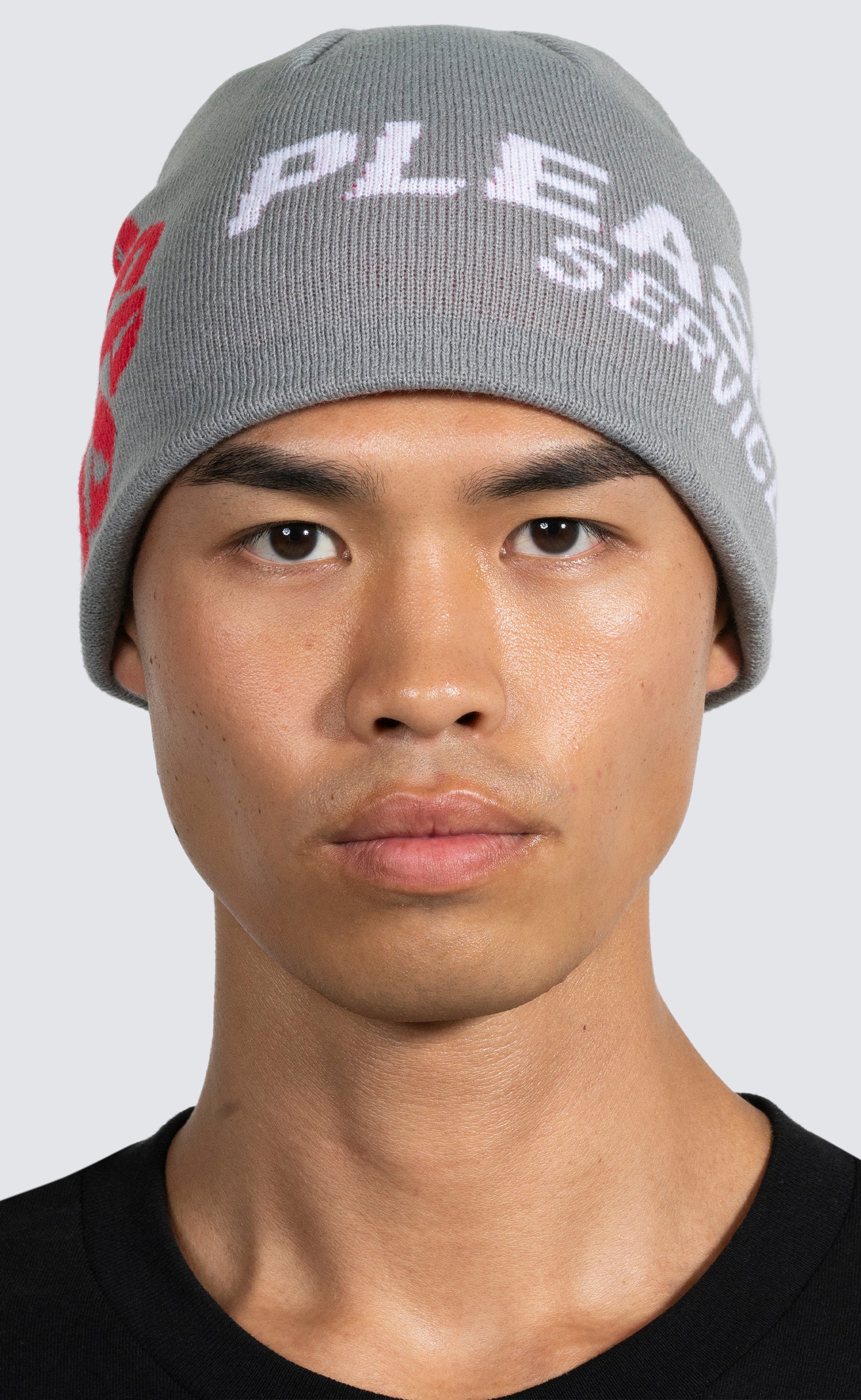 SERVICE GREY BEANIE