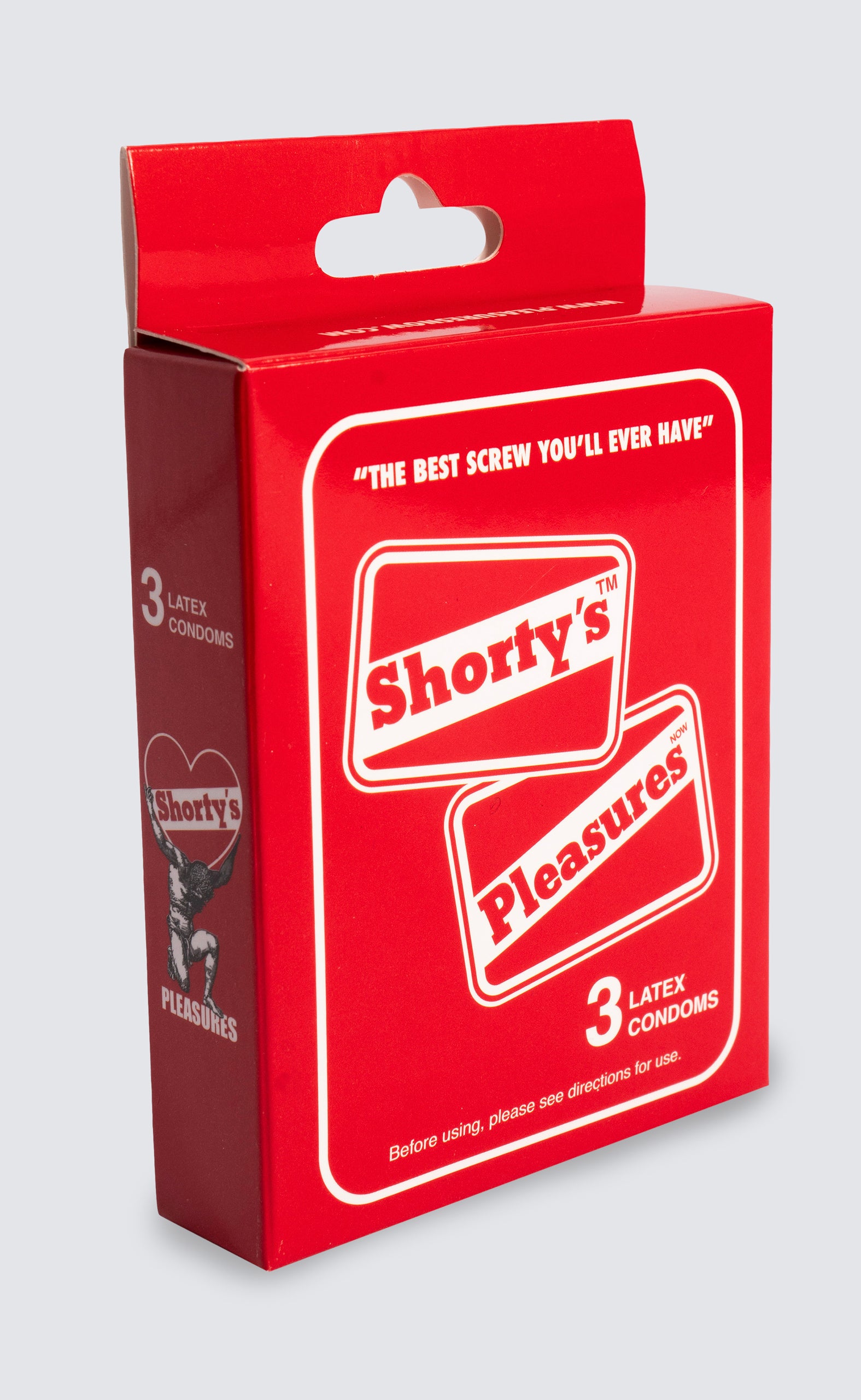 SHORTYS 3 PACK RED CONDOM