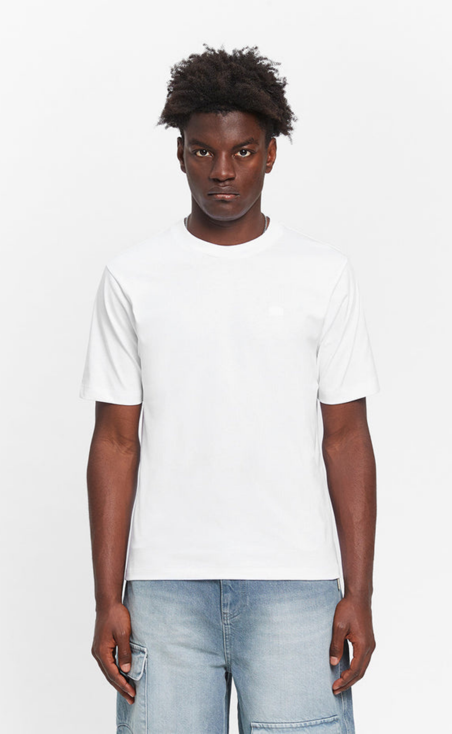 SIGNE FITTED WHITE T-SHIRT