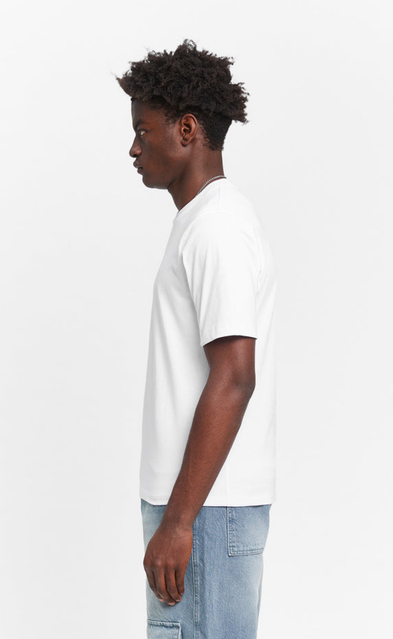SIGNE FITTED WHITE T-SHIRT