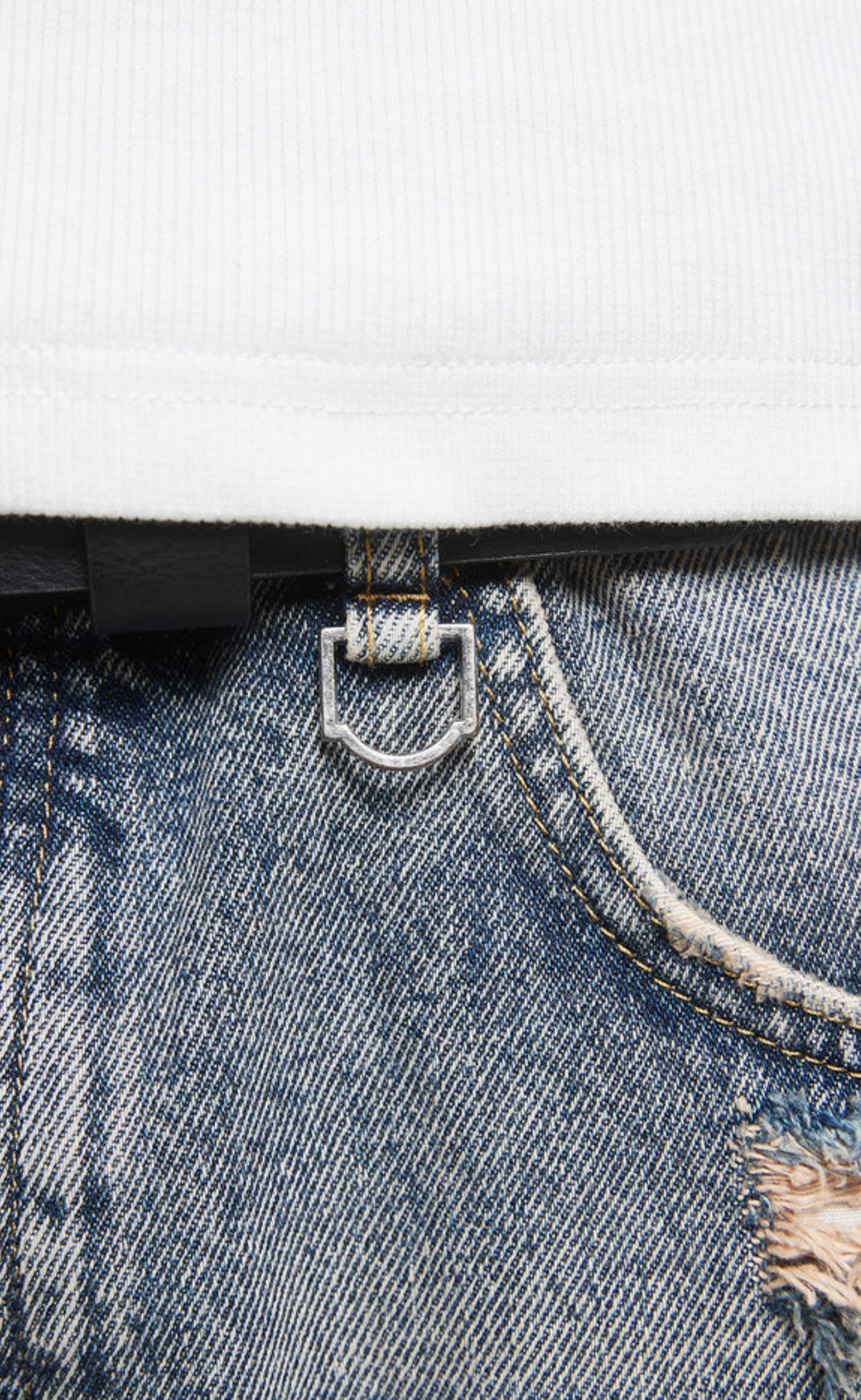 SIGNE WASHED BLUE SHORTS