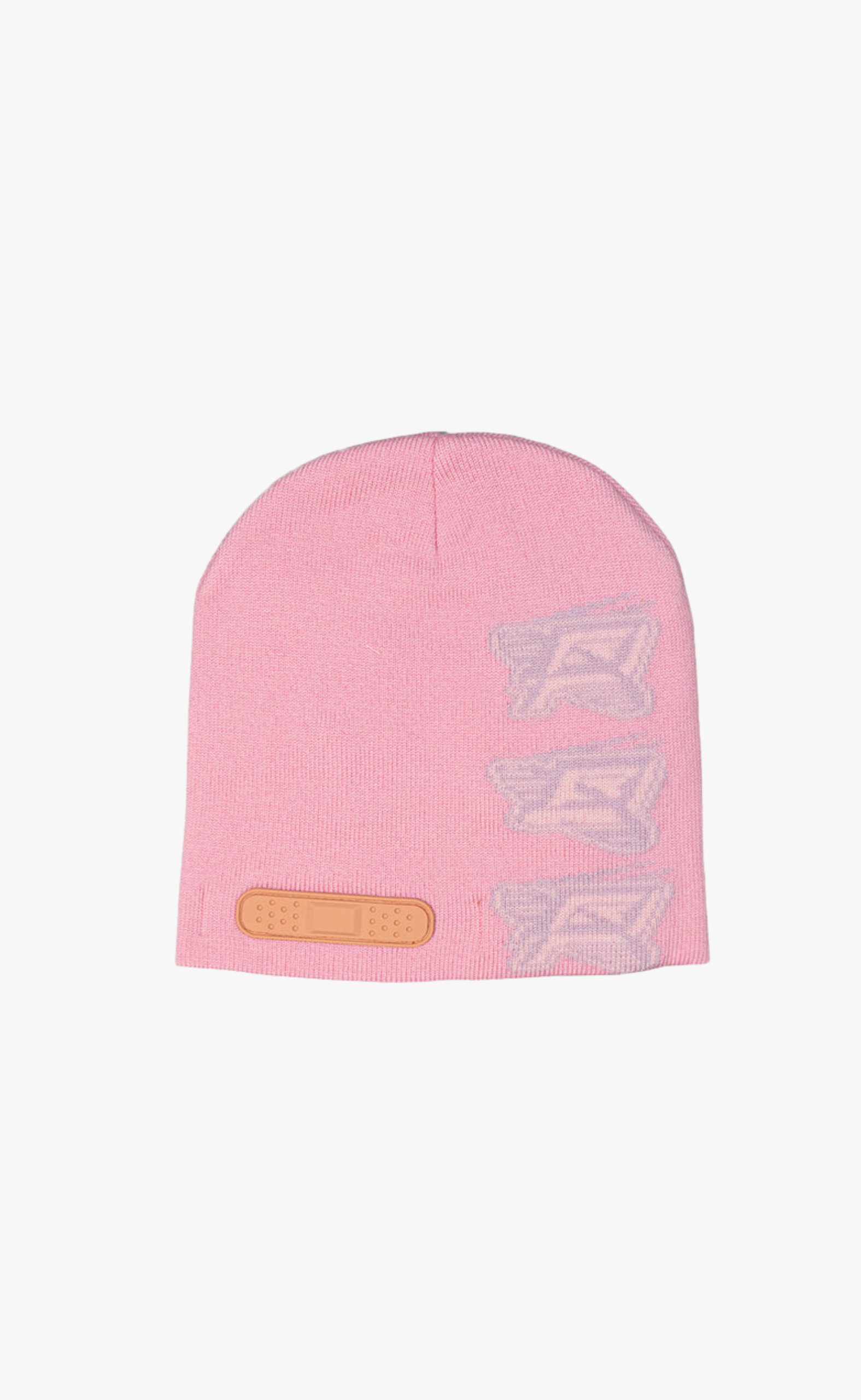 SKULL PINK BEANIE