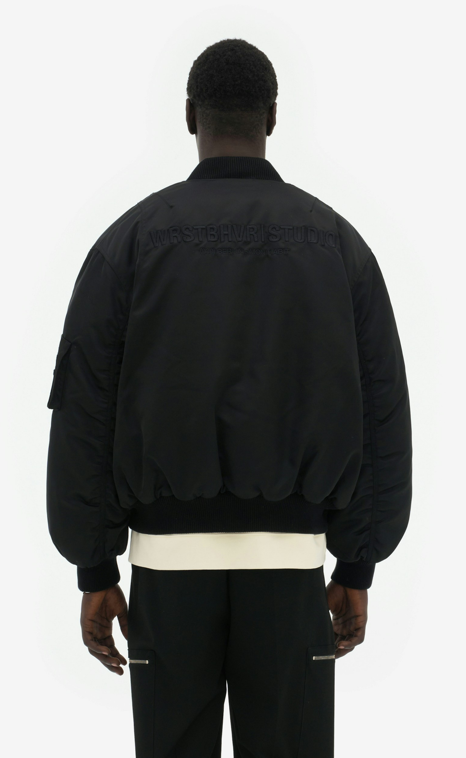 SOLA BOMBER BLACK JACKET