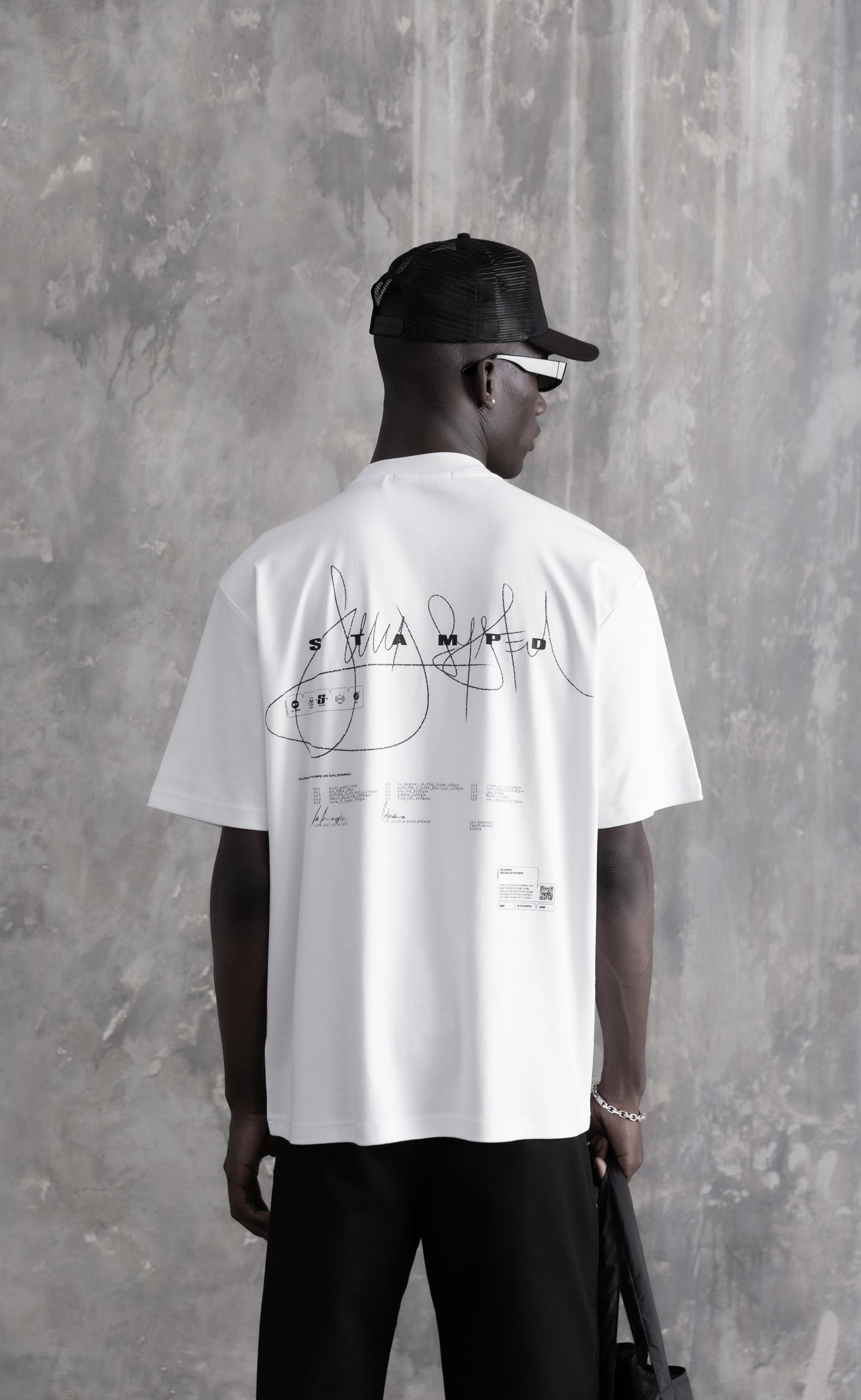 SOUND SYSTEM RELAXED WHITE T-SHIRT