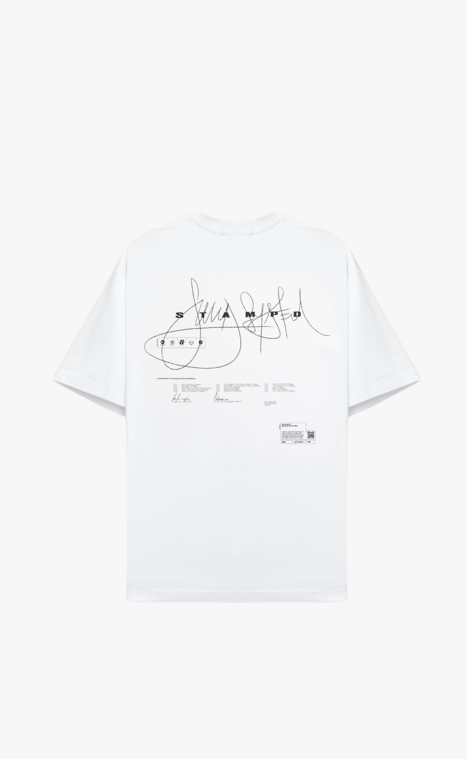 SOUND SYSTEM RELAXED WHITE T-SHIRT