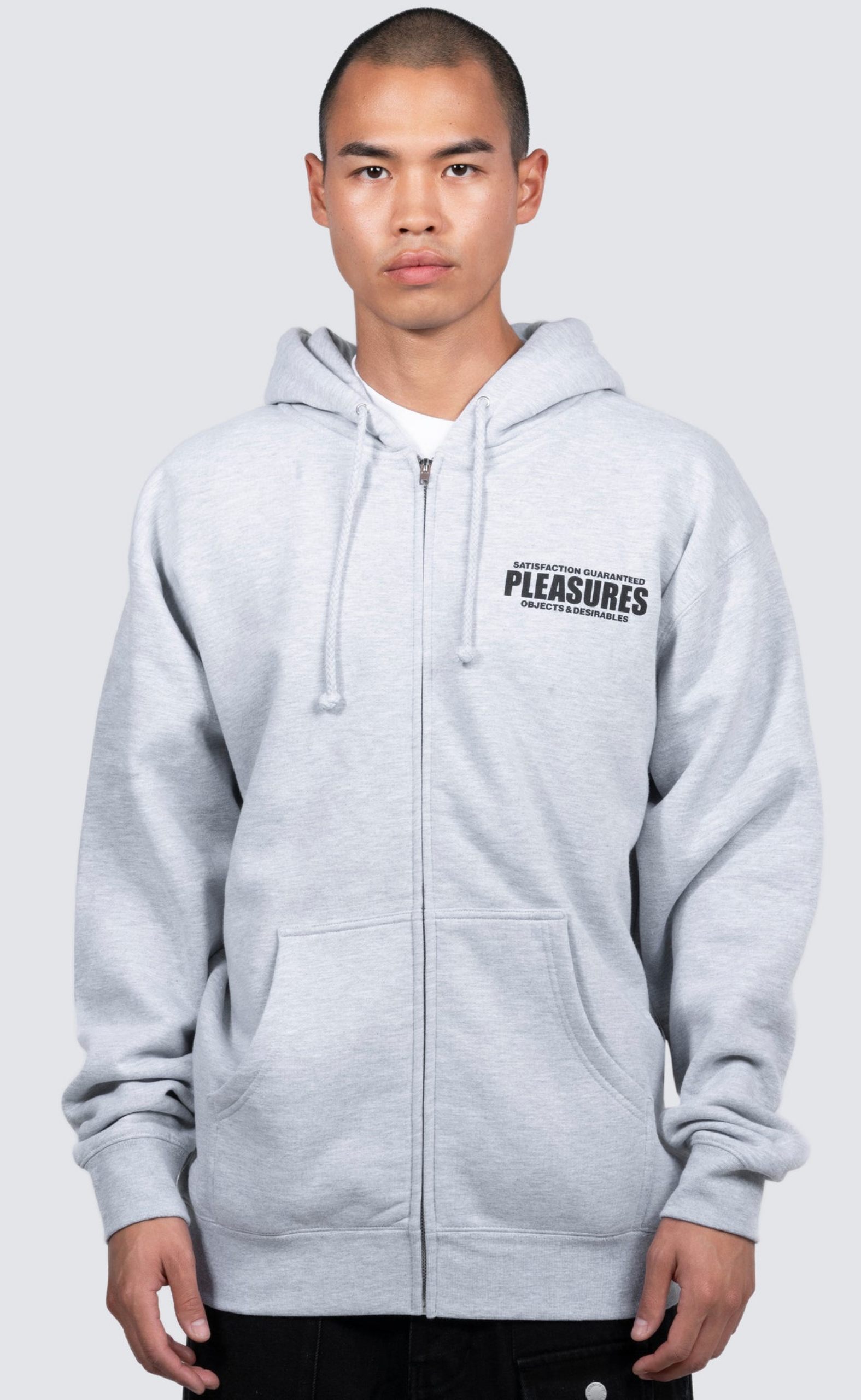 STAFF GREY ZIP HOODIE