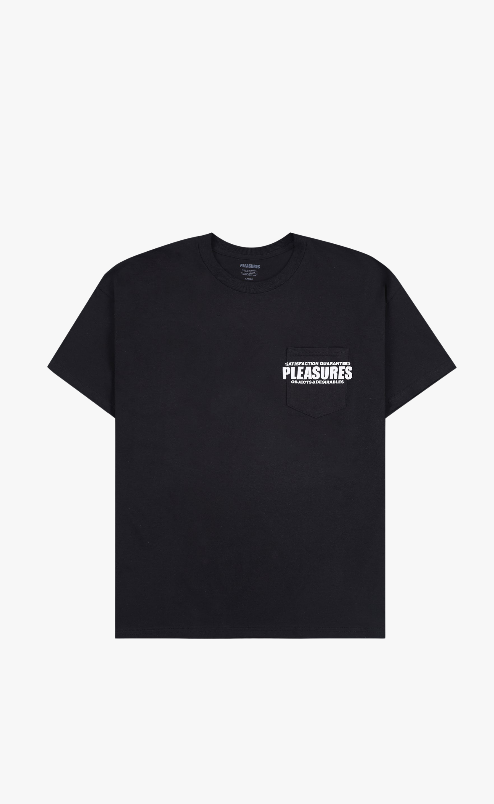 STAFF POCKET BLACK T-SHIRT