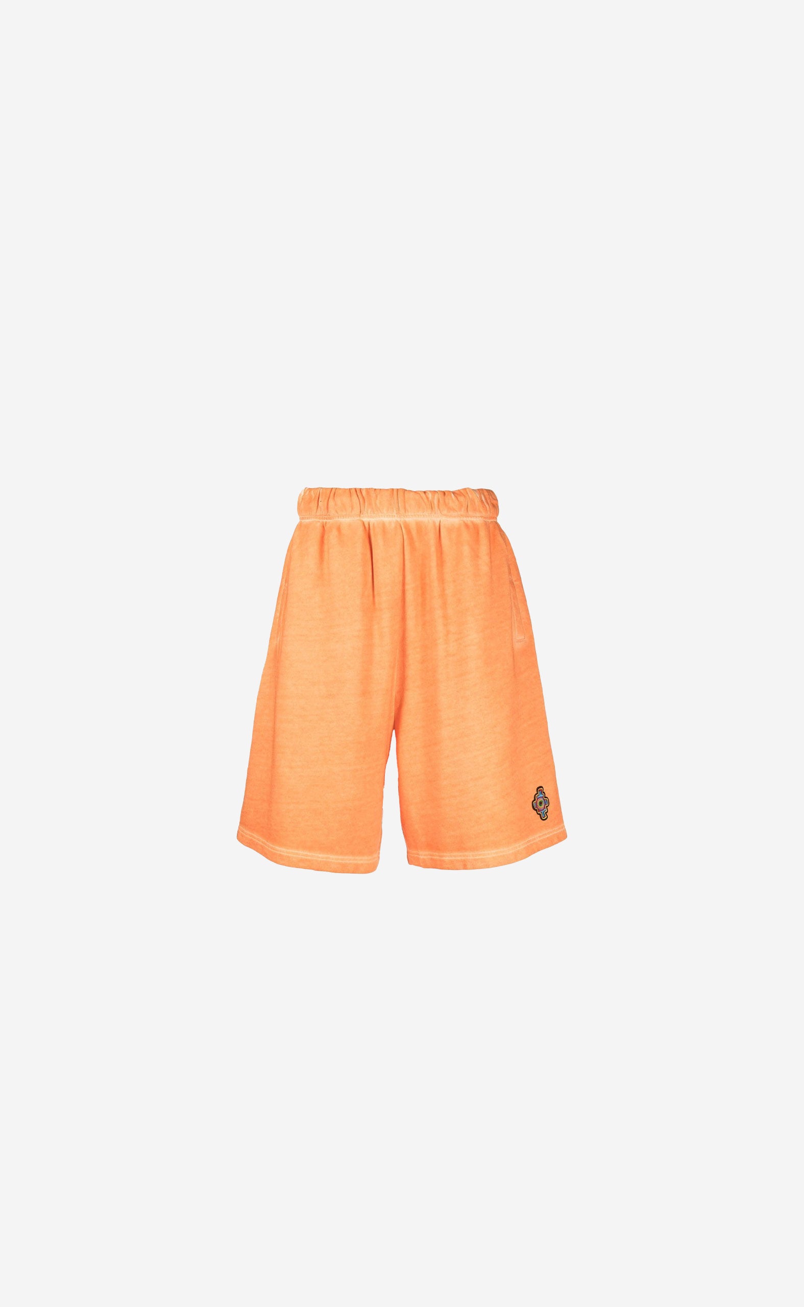 SUNSET CROSS OVER SWEATSHORTS ORANGE RED