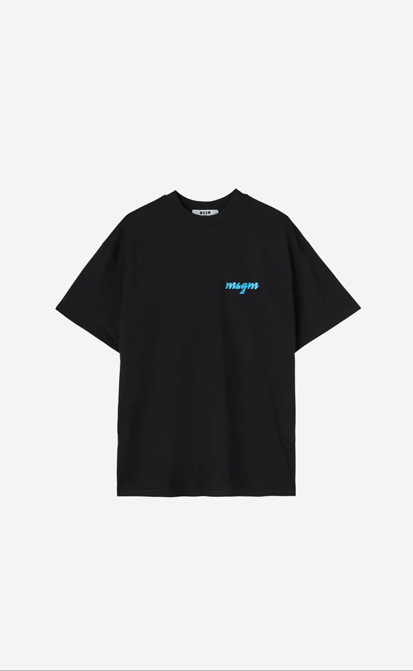 T-SHIRT PALM TREE LOGO BACK PRINT