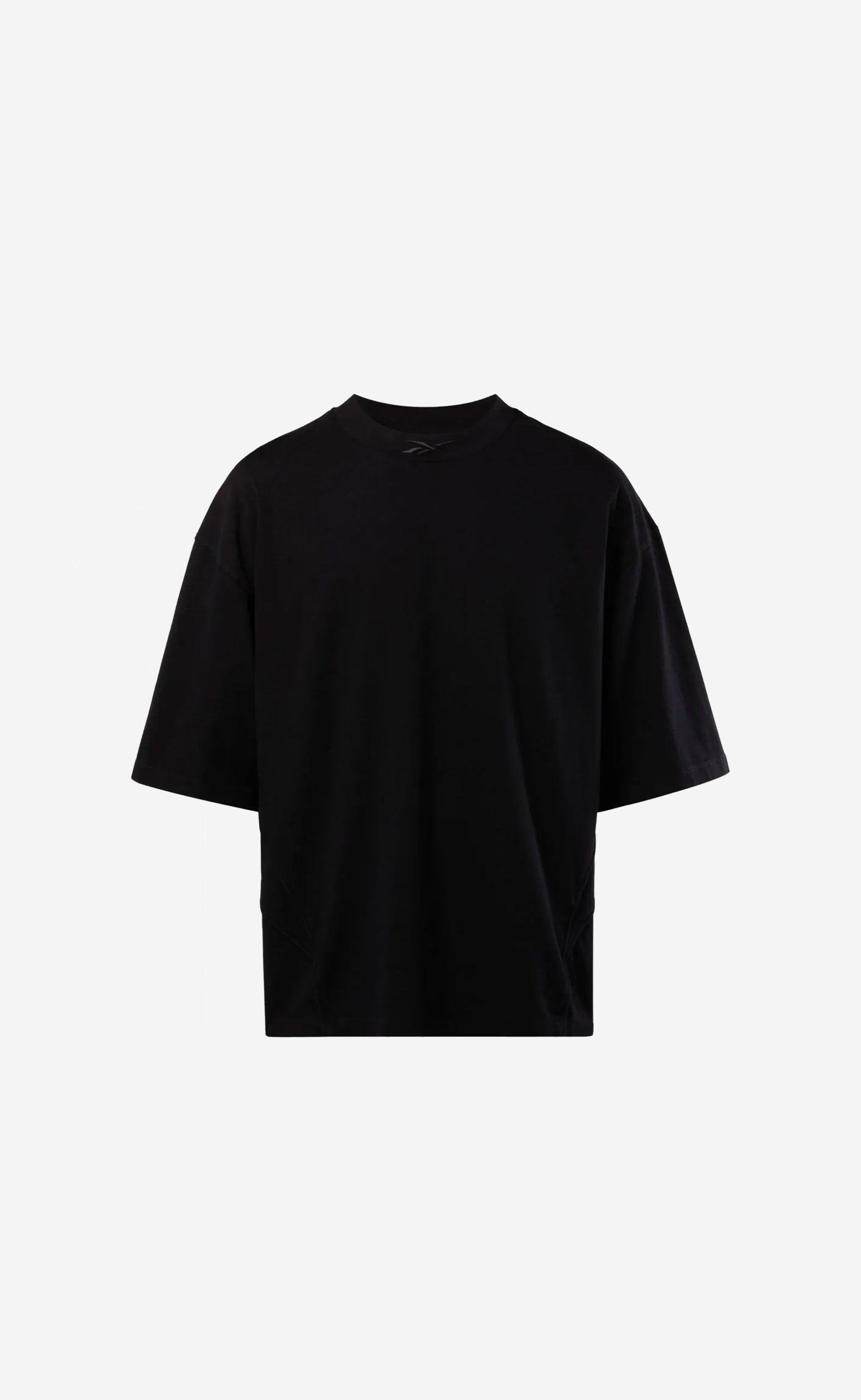 T-SHIRT UNISEX PIPED TEE BLACK
