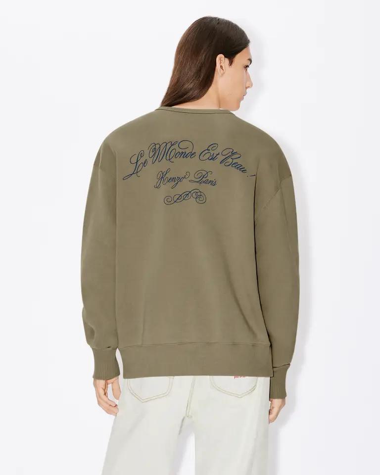 TAUPE KENZO TIGER PATCH OVERSIZE SW