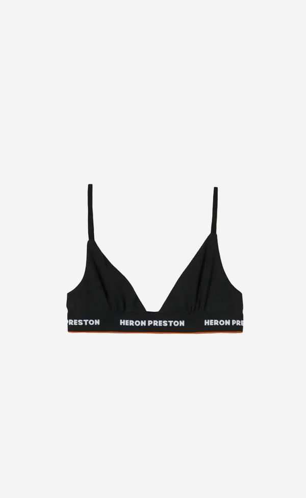TRIANGLE BRA LOGO BLACK NO COLOR