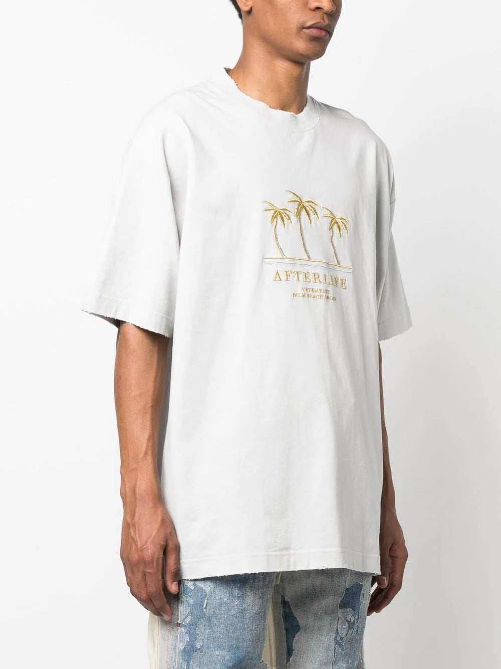 EMBROIDERED AFTERLIFE T-SHIRT