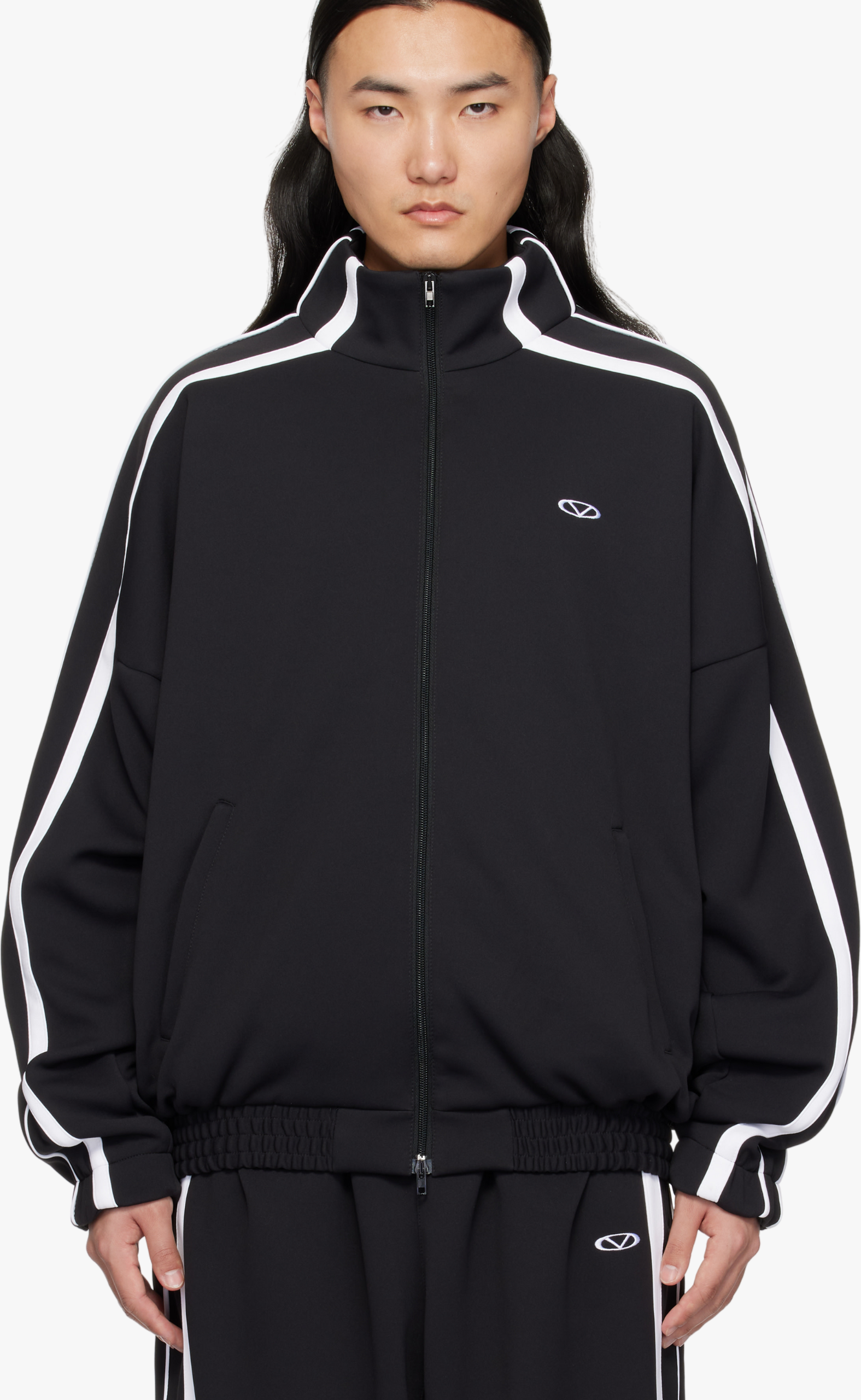 OVAL LOGO GYM BLACK JACKET