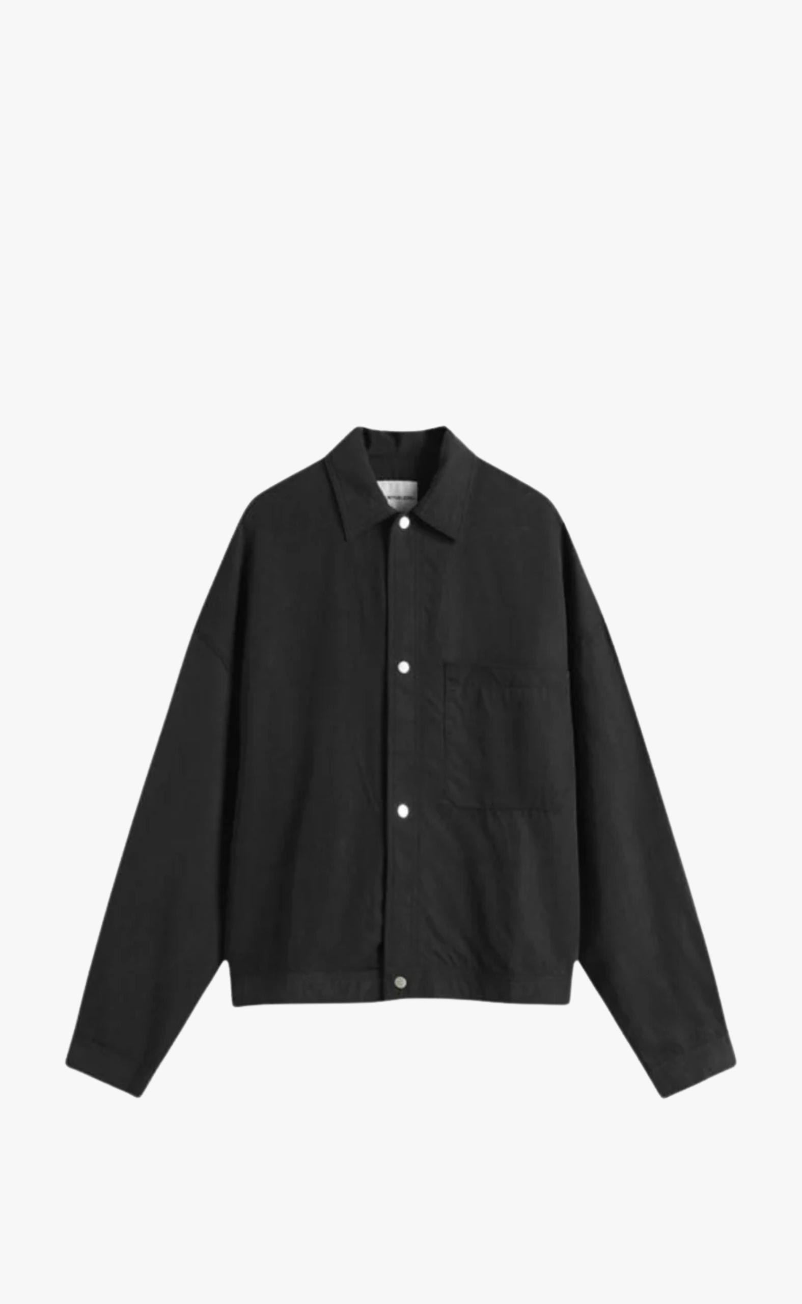 SANDWASH CUPRO TRUCKER BLACK JACKET