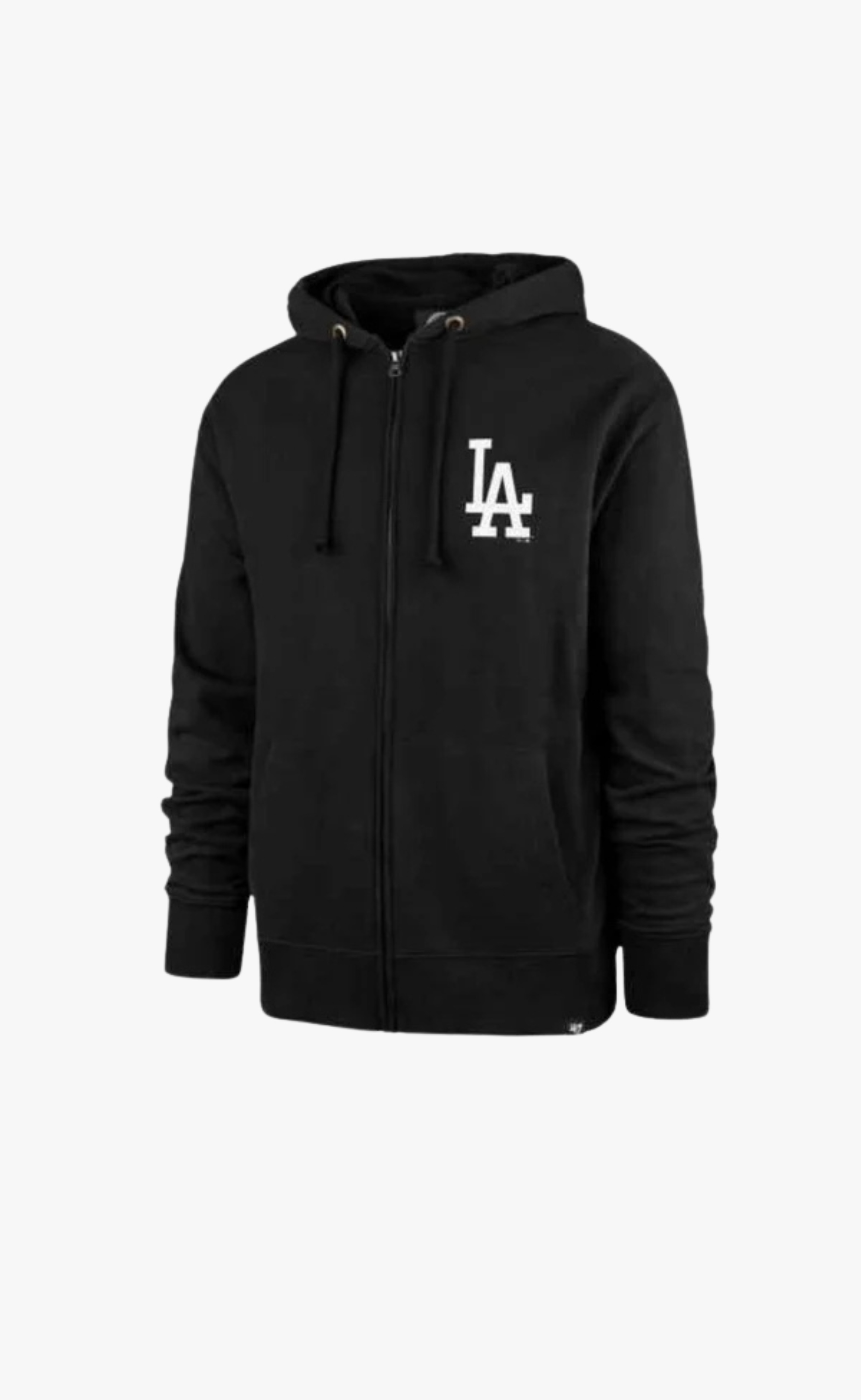 MLB Los Angeles Dodgers Imprint 47 HELIX FULL ZIP Hood JET BLACK