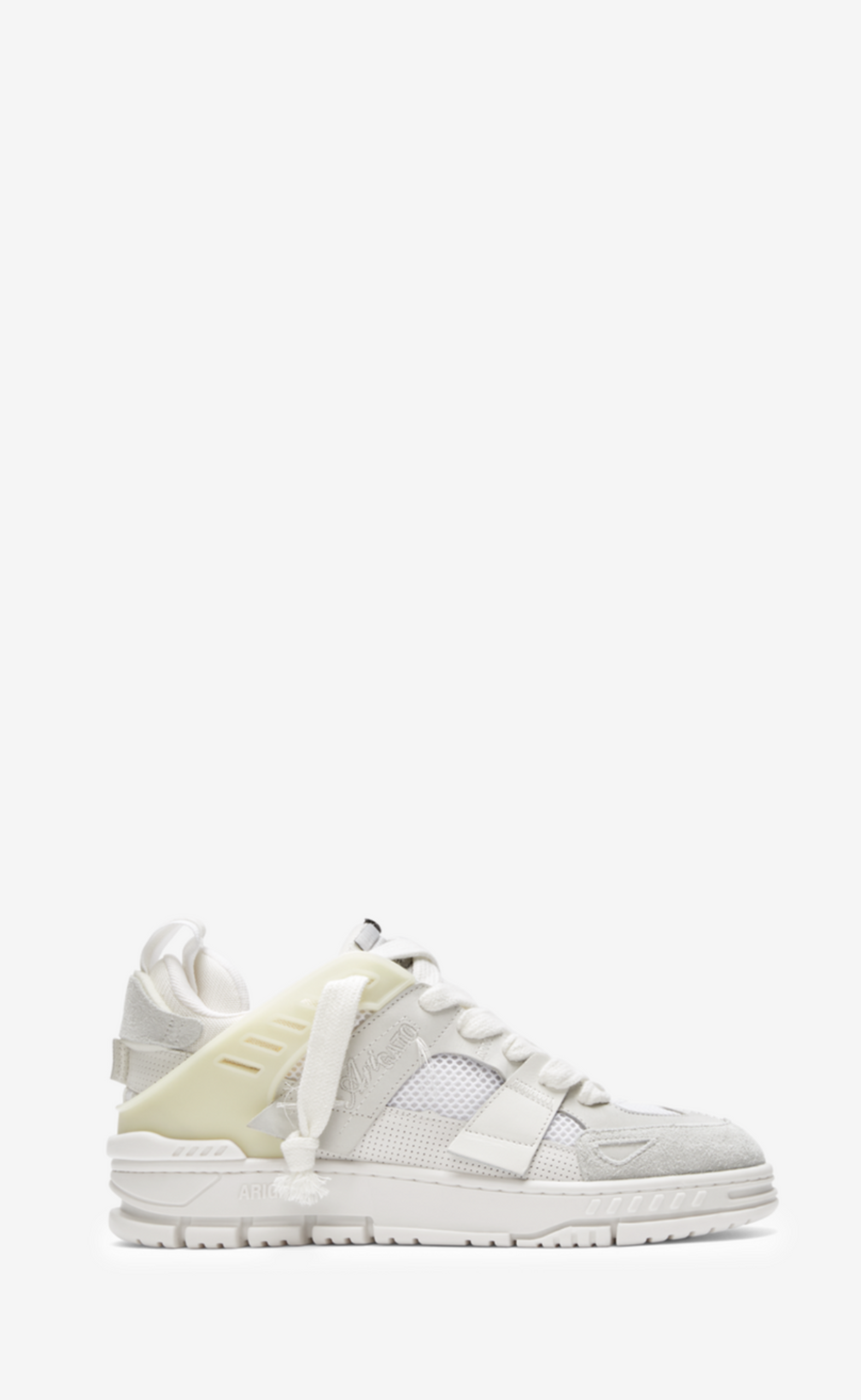 WHITE AREA PATCHWORK SNEAKER