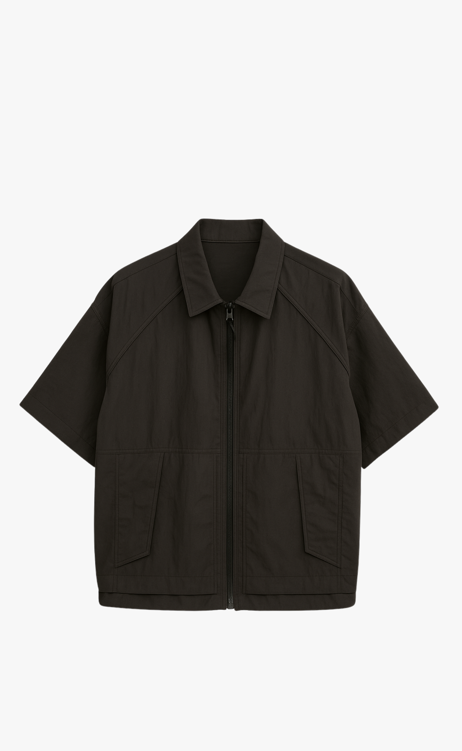 LAYERED SHORT SLEEVE BLACK SHIRTS