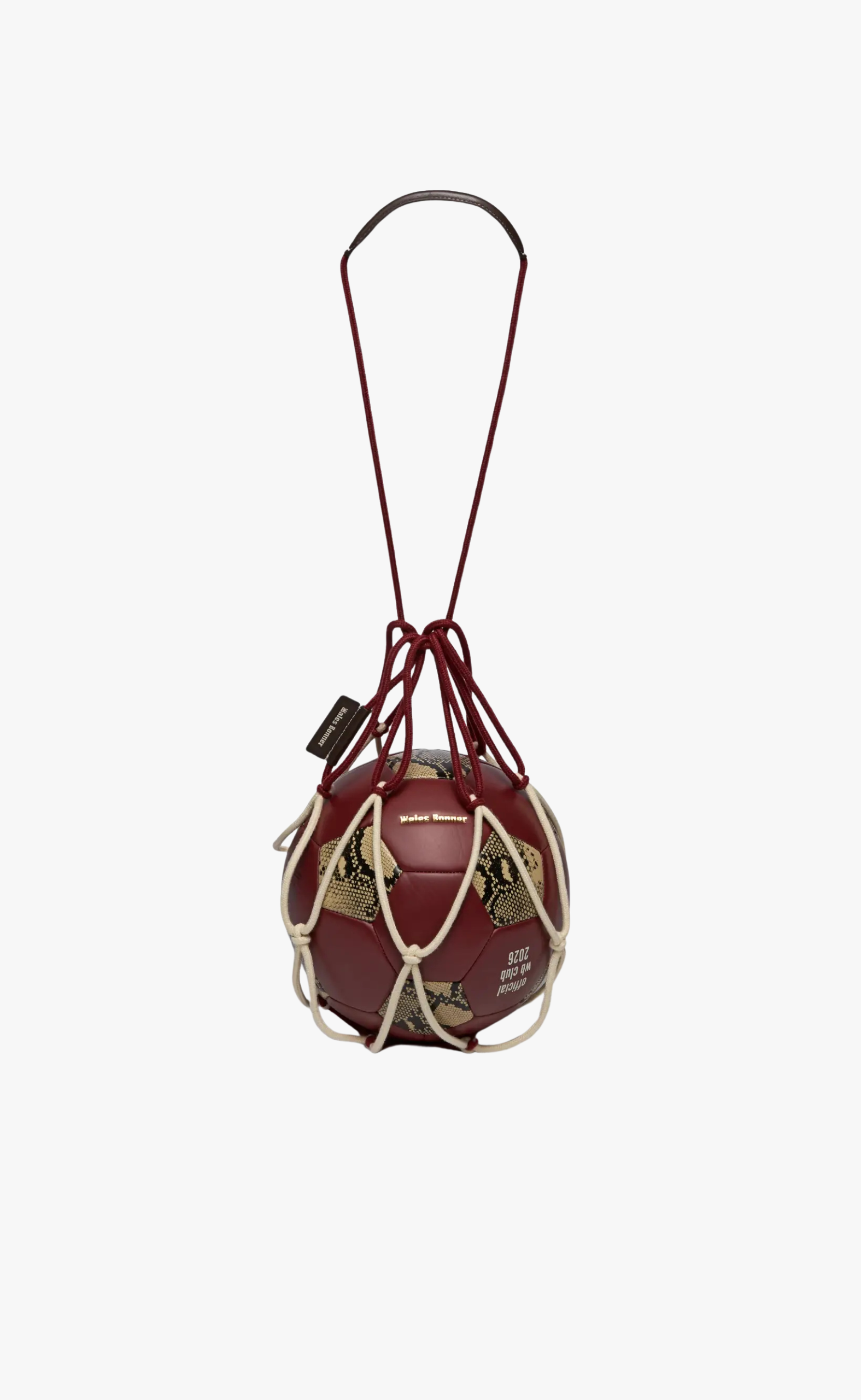 WB FOOTBALL BURGUNDY BALL