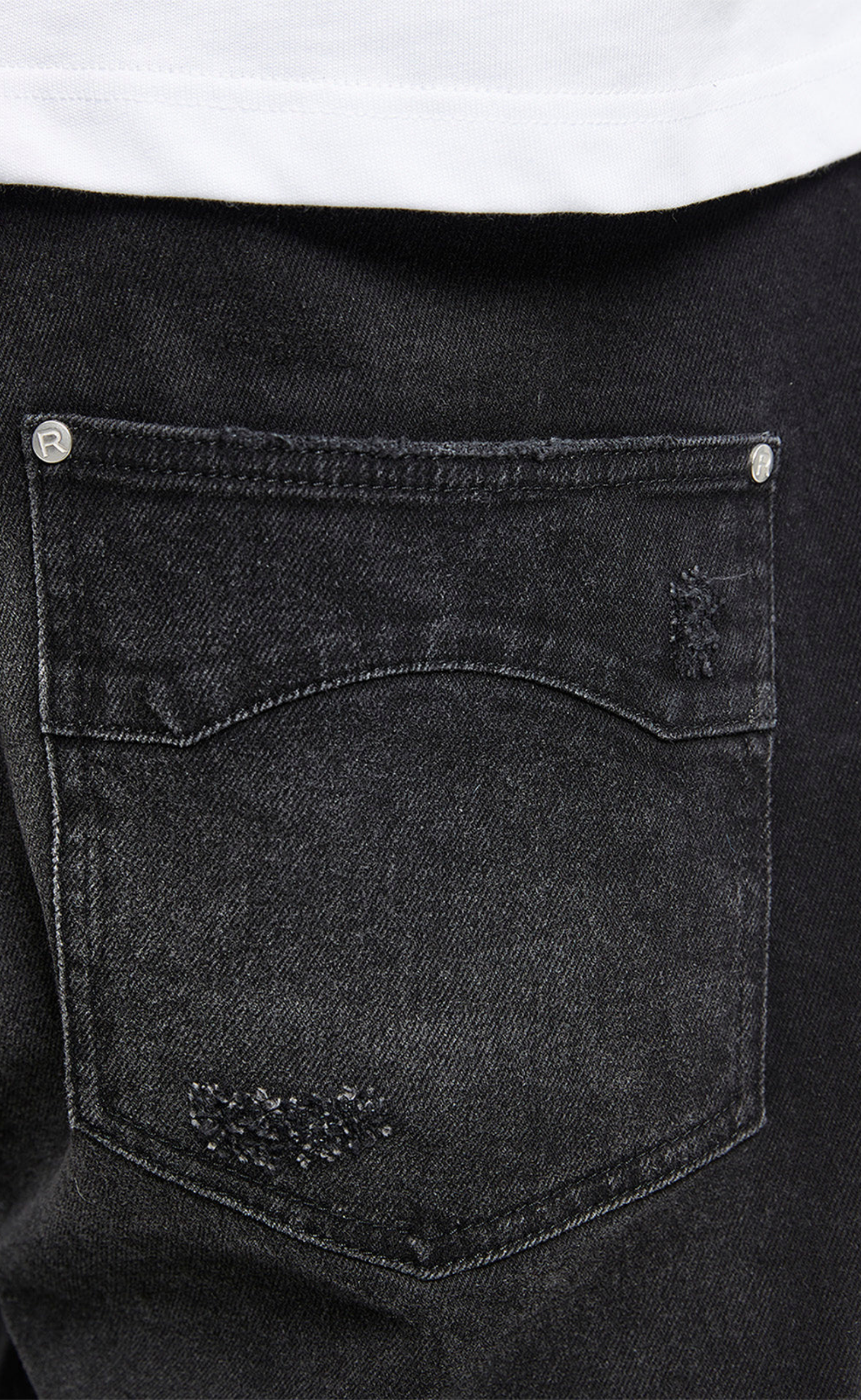 VERA WASHED BLACK JEANS