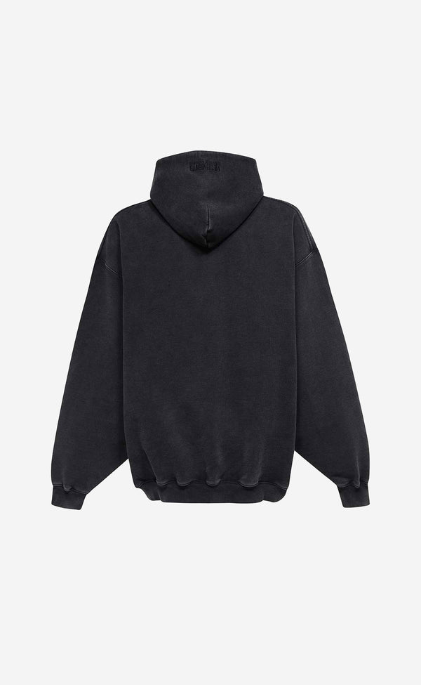 WASHED BLACK LOGO LIMITED EDITION HOODIE