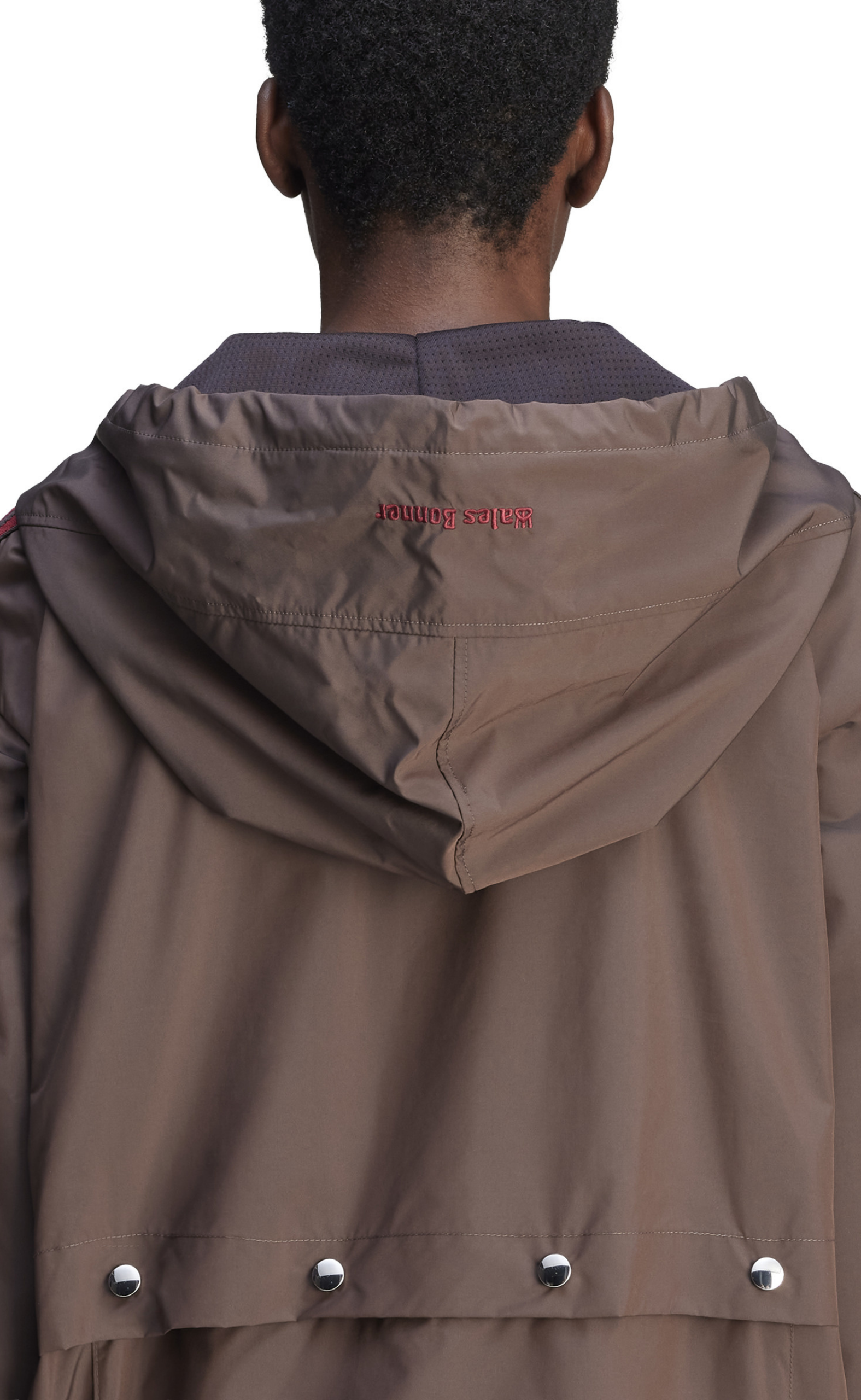 WB NYLON ANORAK NIGHT BROWN JACKET