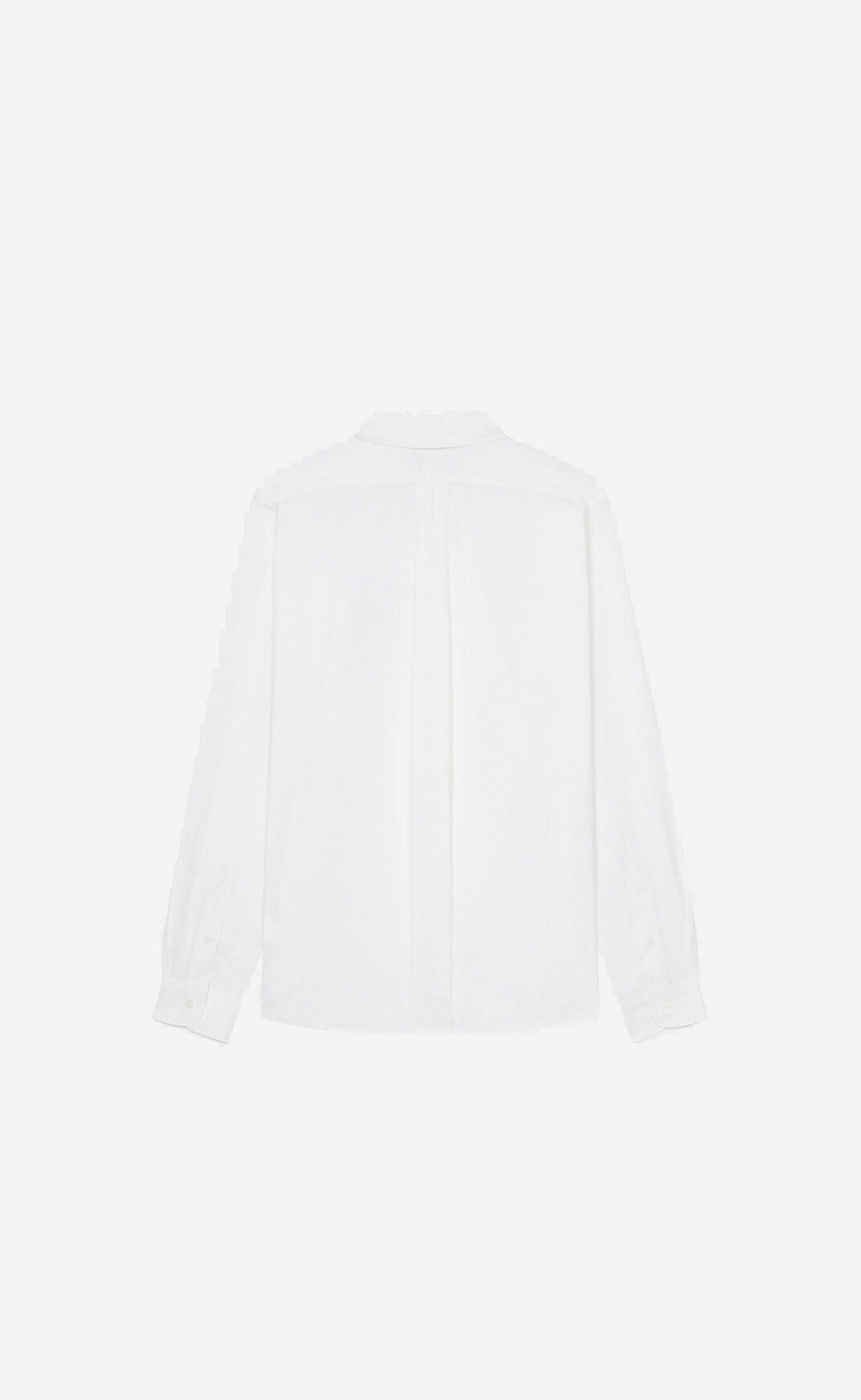 WHITE BOKE FLOWER CREST CASUAL SHIRT