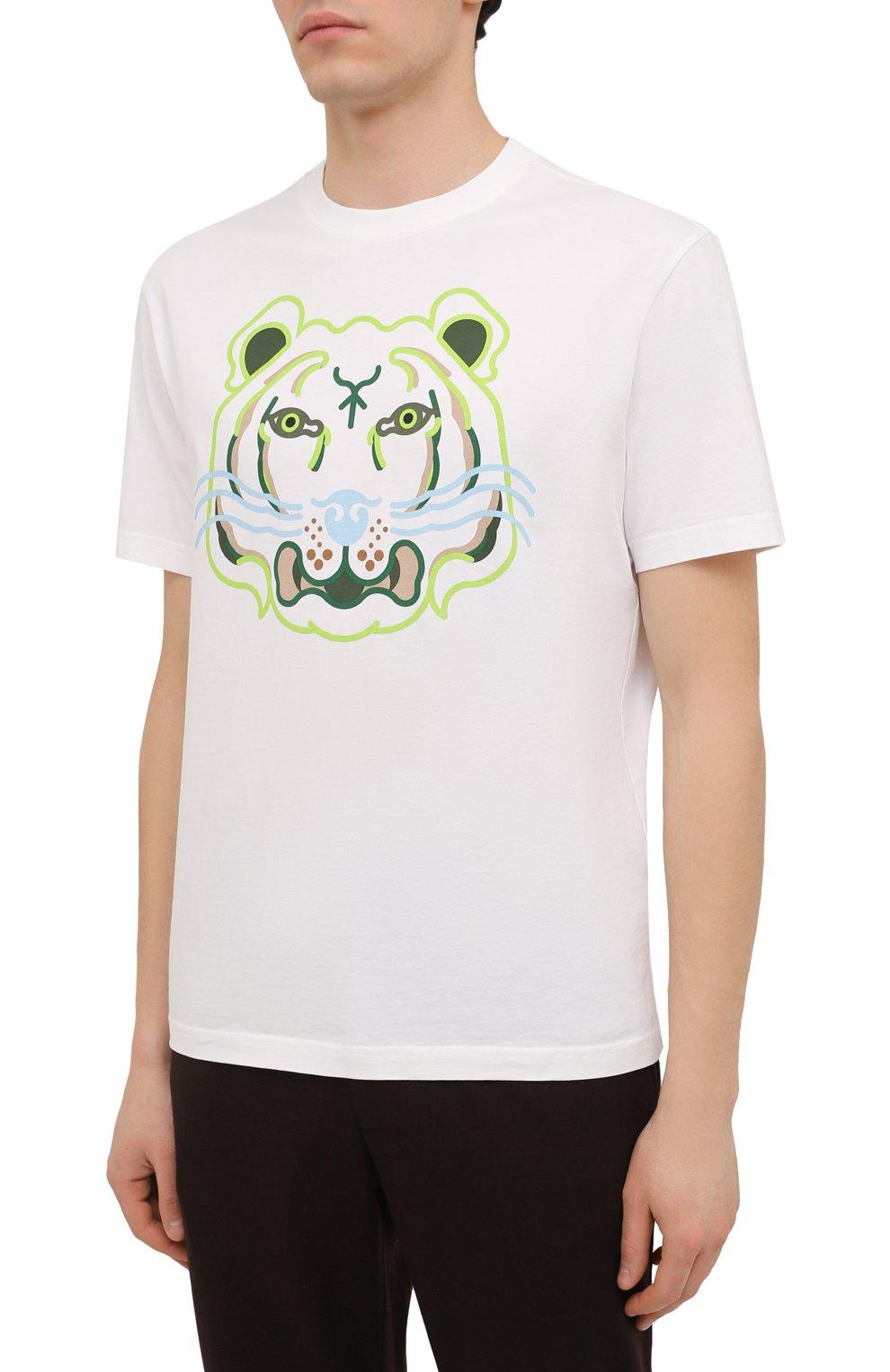 WHITE GREEN K-TIGER RELAXED T-SHIRT