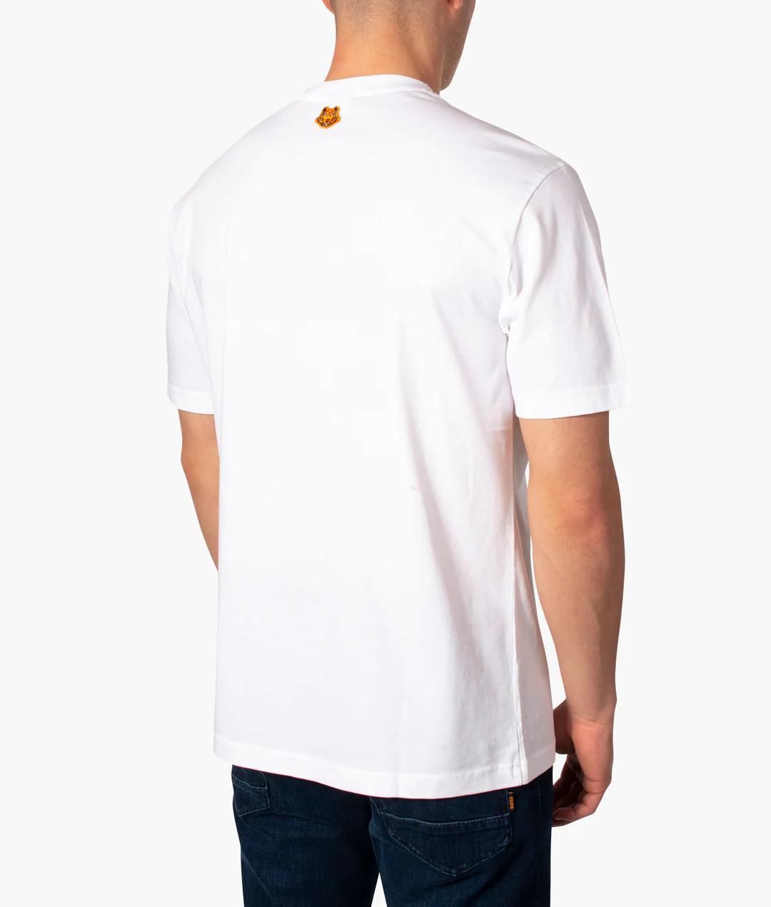 WHITE K-TIGER RELAXED T-SHIRT