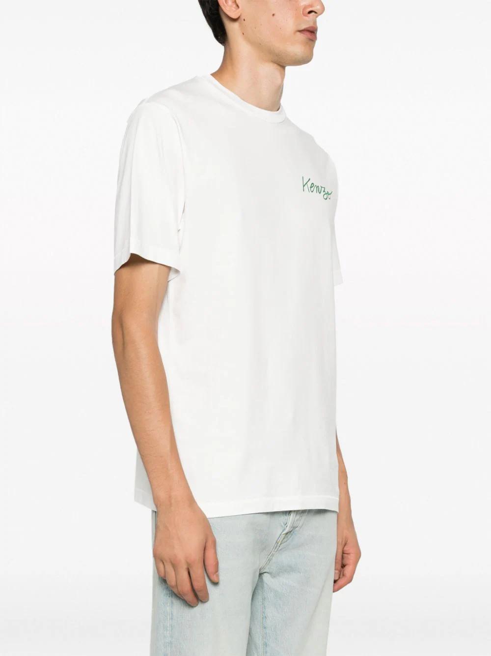 WHITE KENZO WITH LOVE CLASSIC T-SHIR