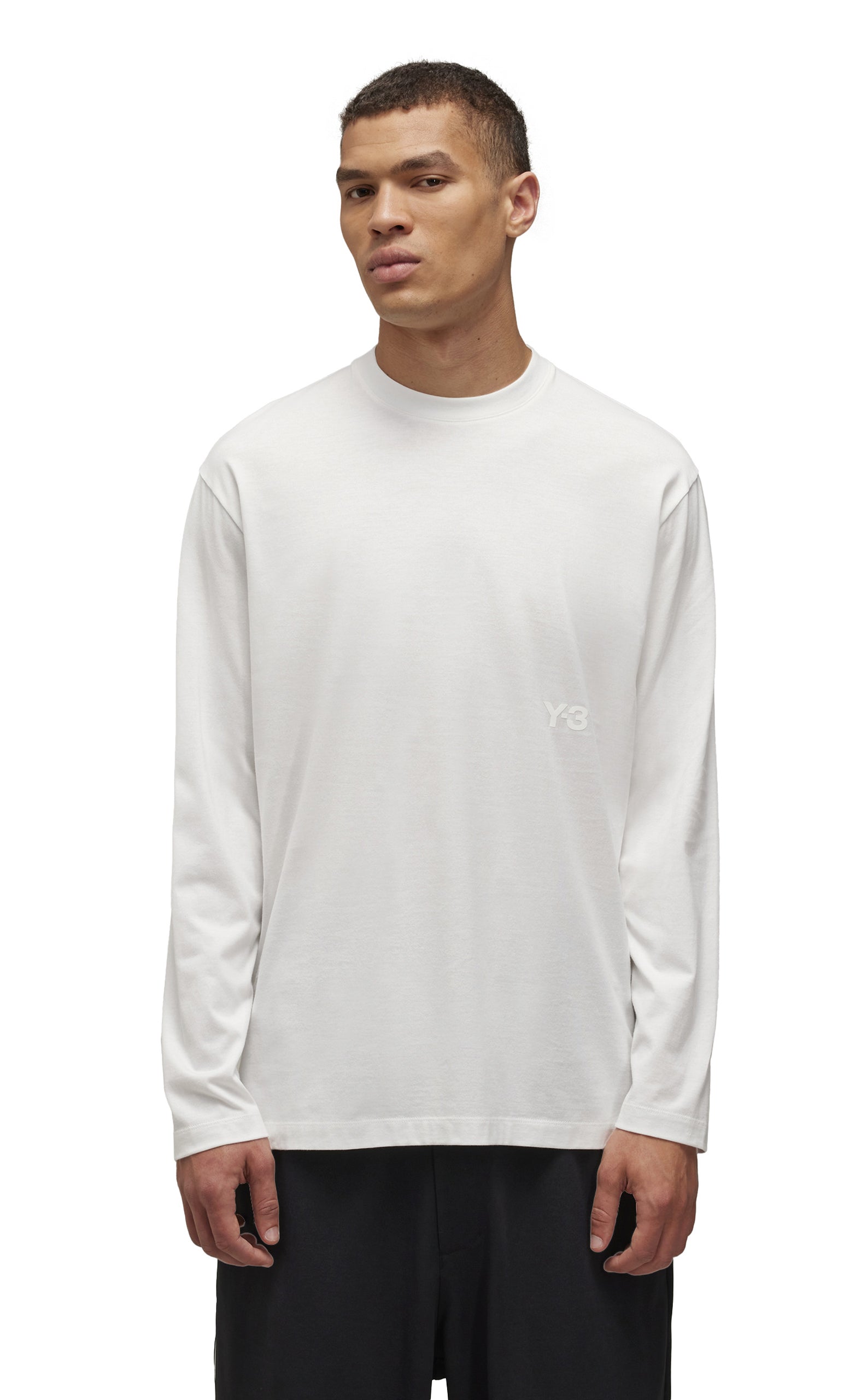 MONO LOGO WHITE LONGSLEEVE