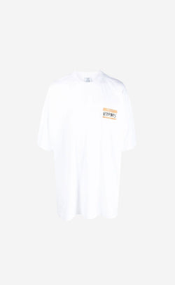 WHITE MY NAME IS VETEMENTS T-SHIRT