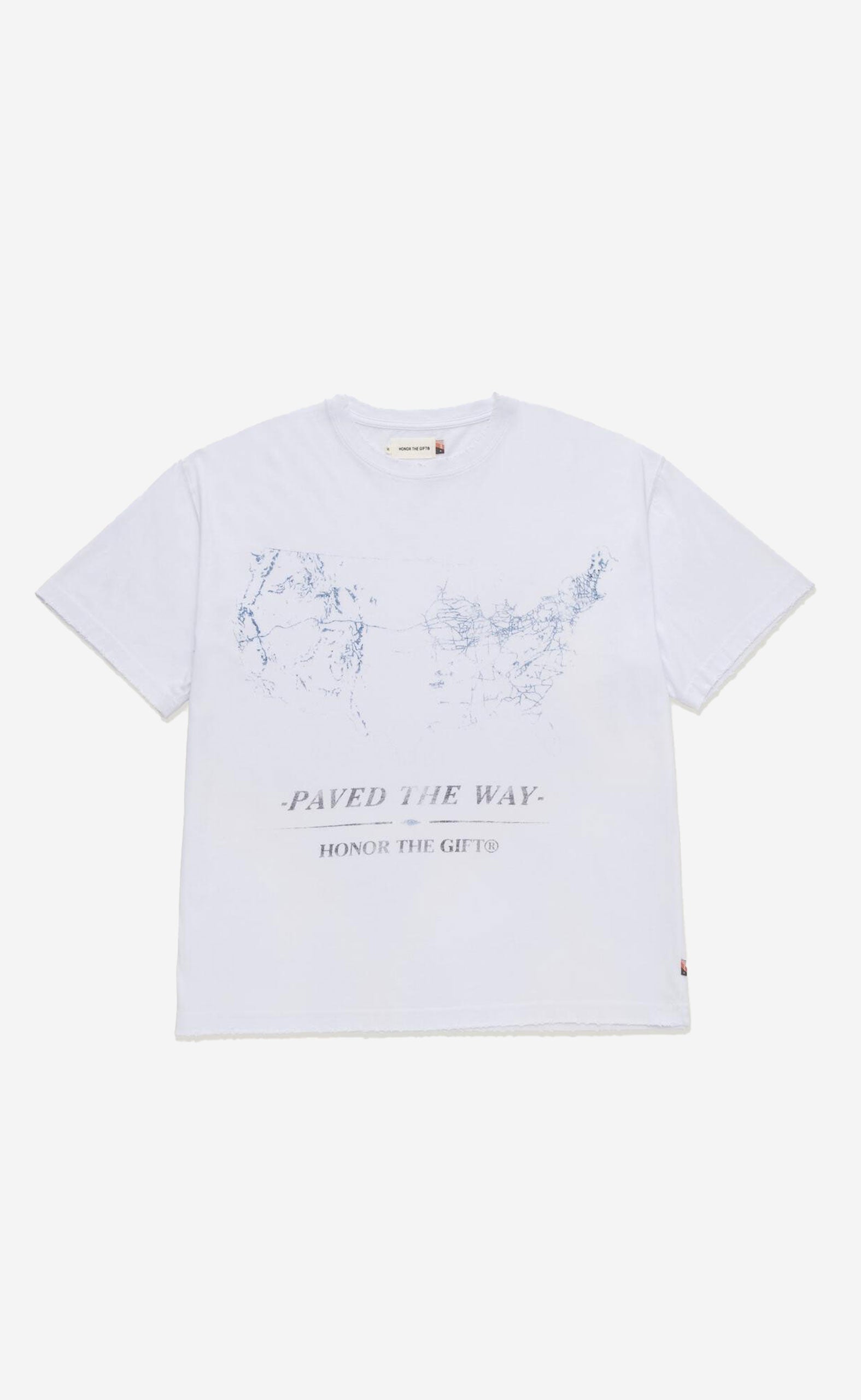 WHITE PAVE THE WAY SS TEE T-SHIRT